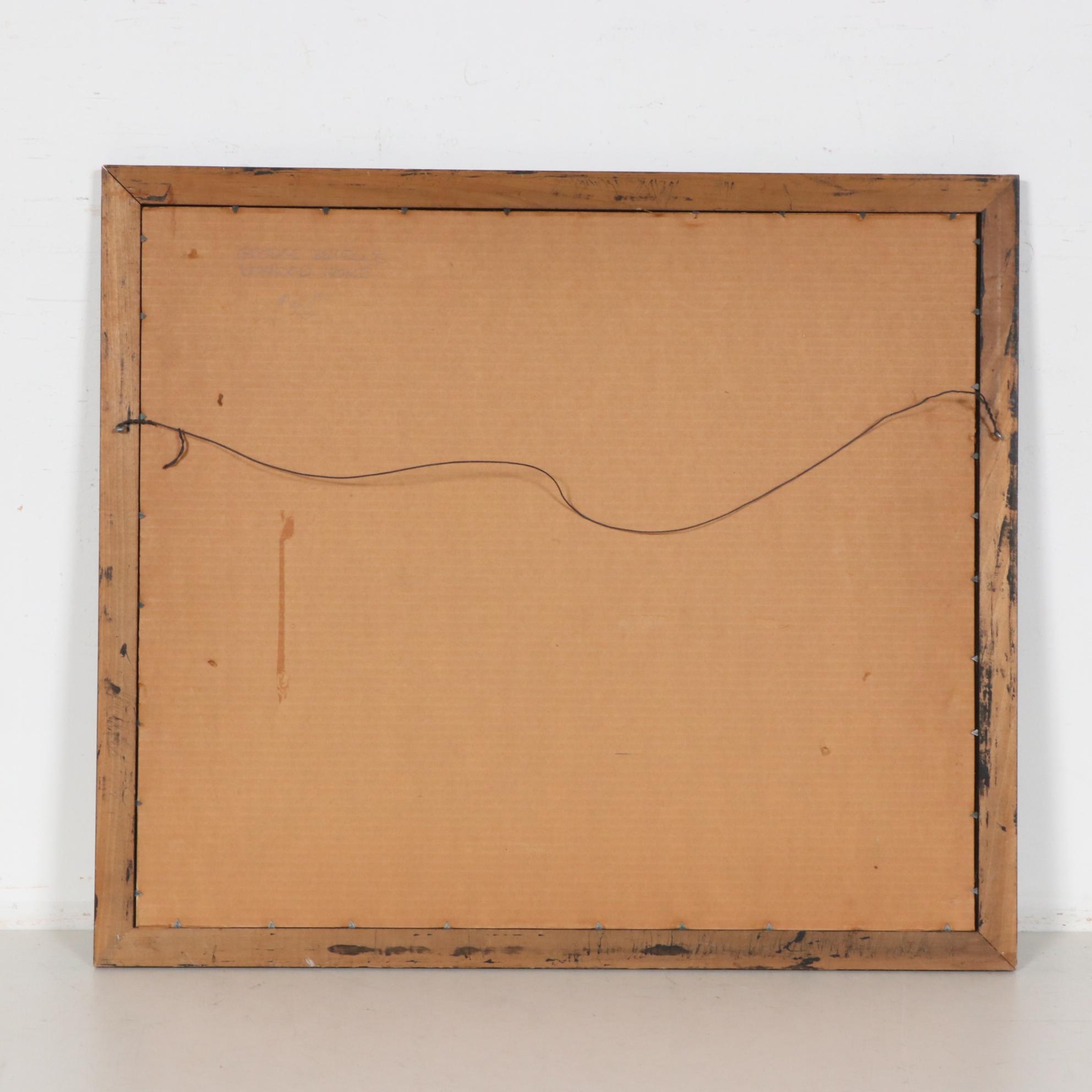 Leland S. McClelland Watercolor and Ink Painting "George Bellow's Boyhood Home"