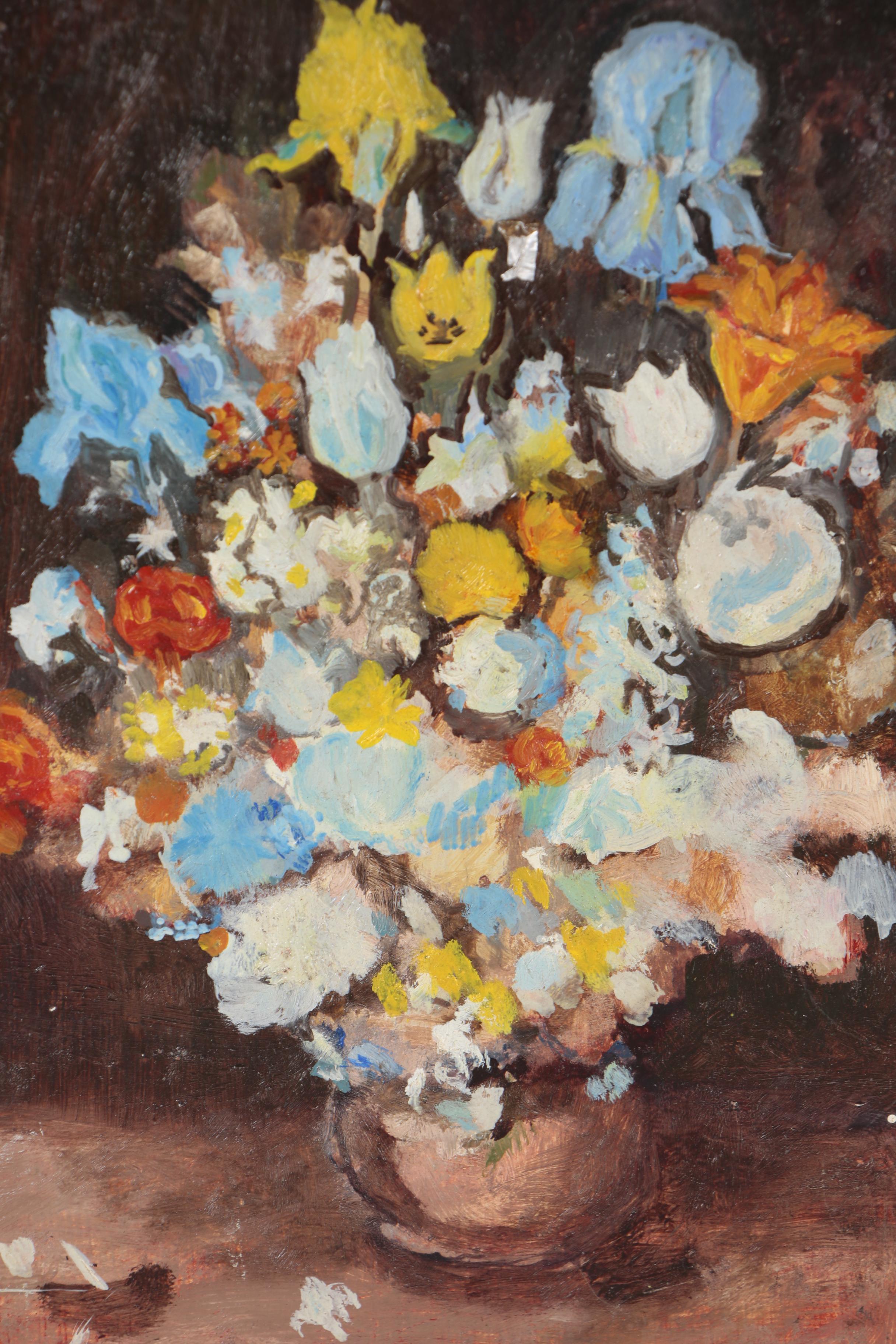 Oscar Murillo Floral Oil Paintings