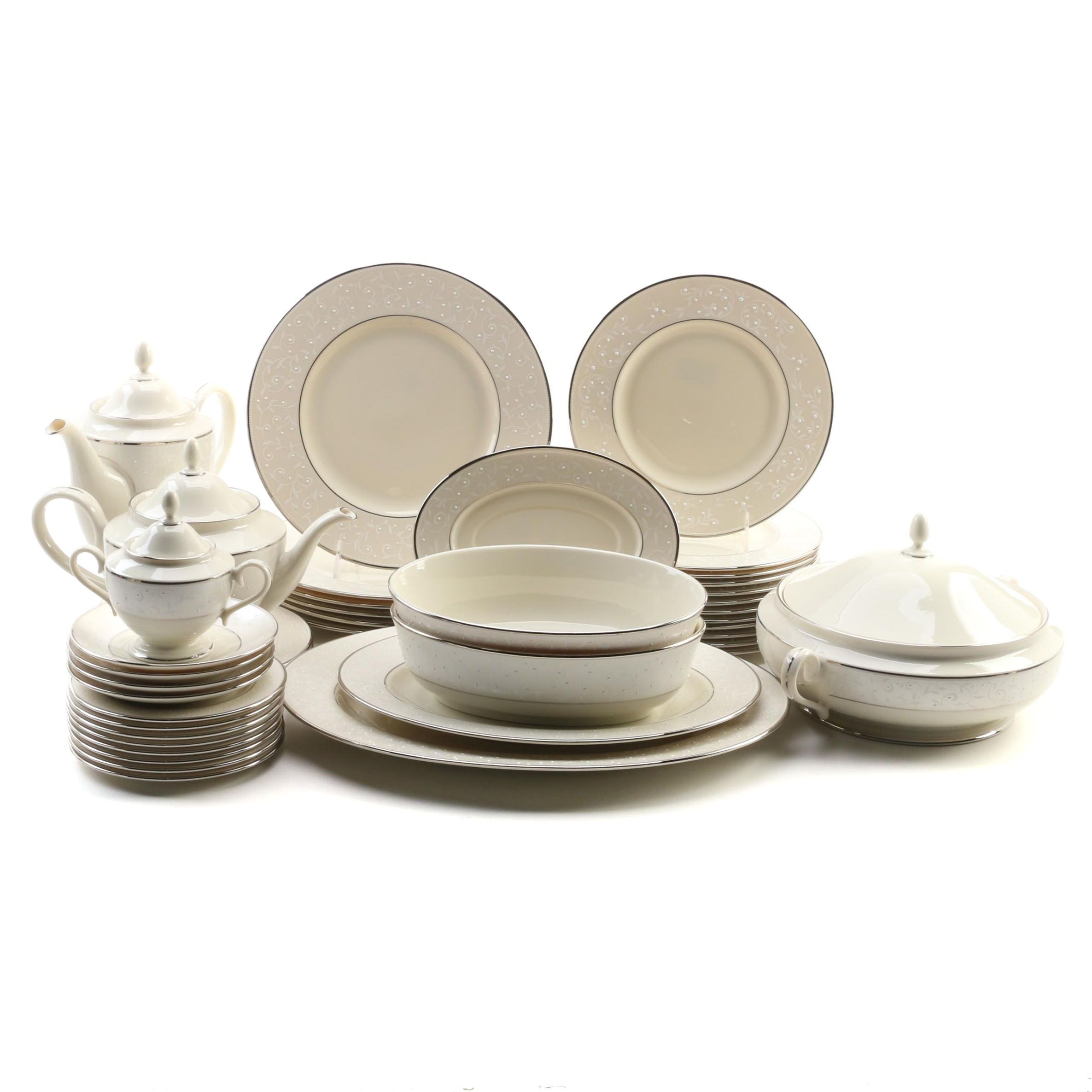 Lenox Ambassador Collection "Pearl Innocence" Bone China Dinnerware
