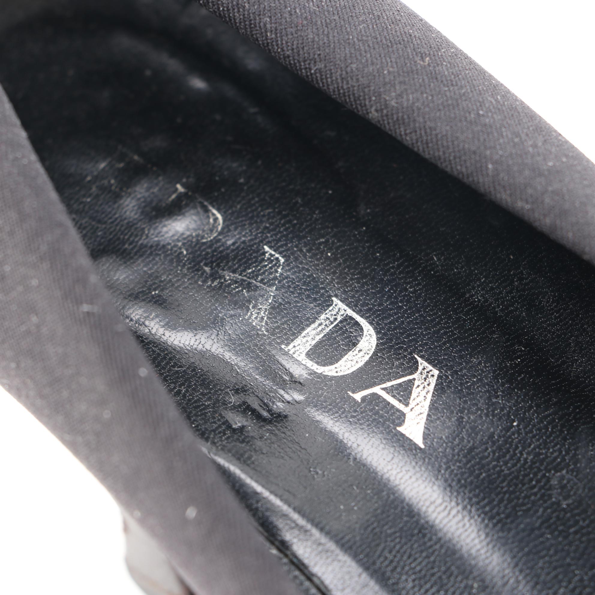 Prada Black Fabric Pumps