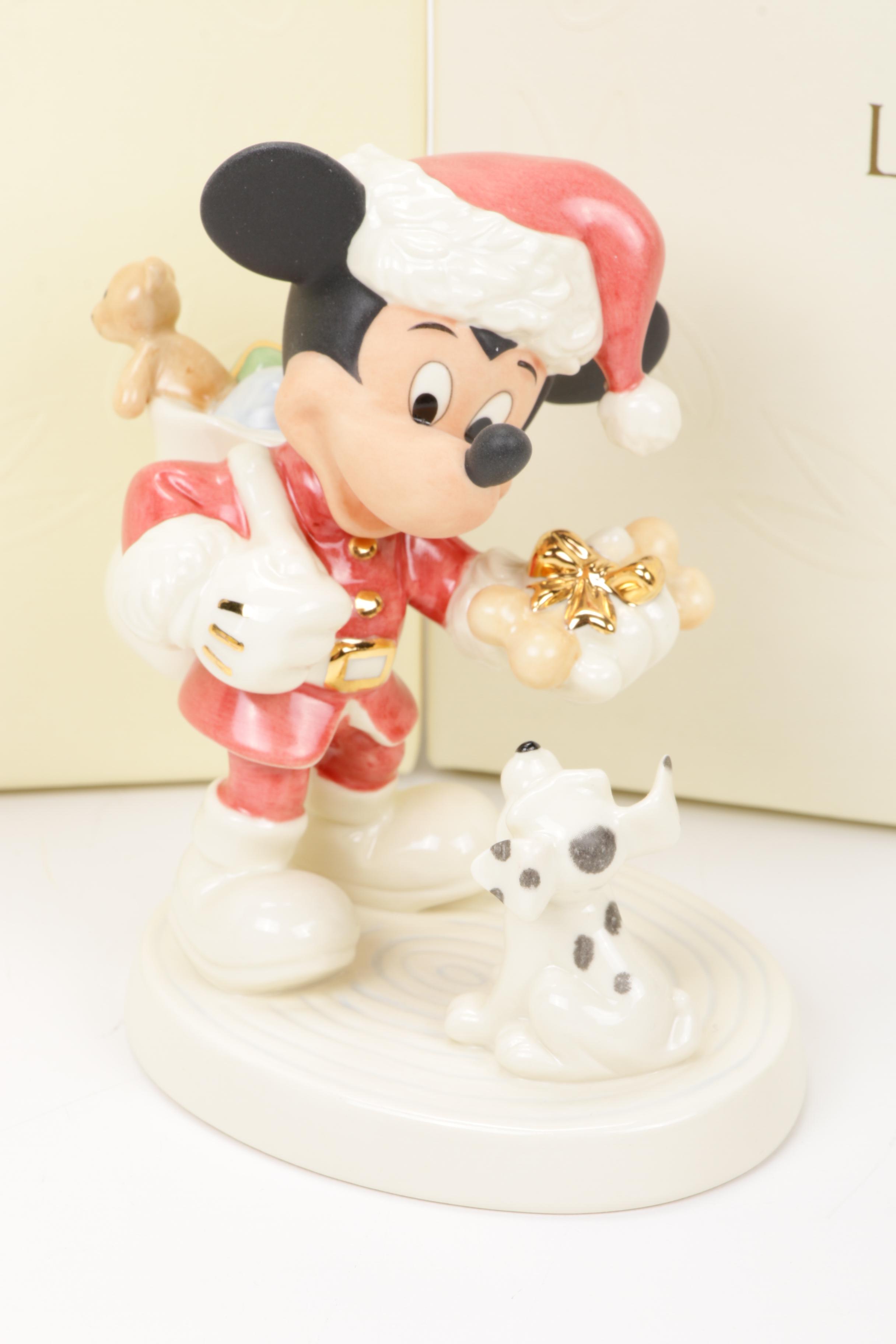 Lenox Walt Disney Showcase Collection Holiday Figurines