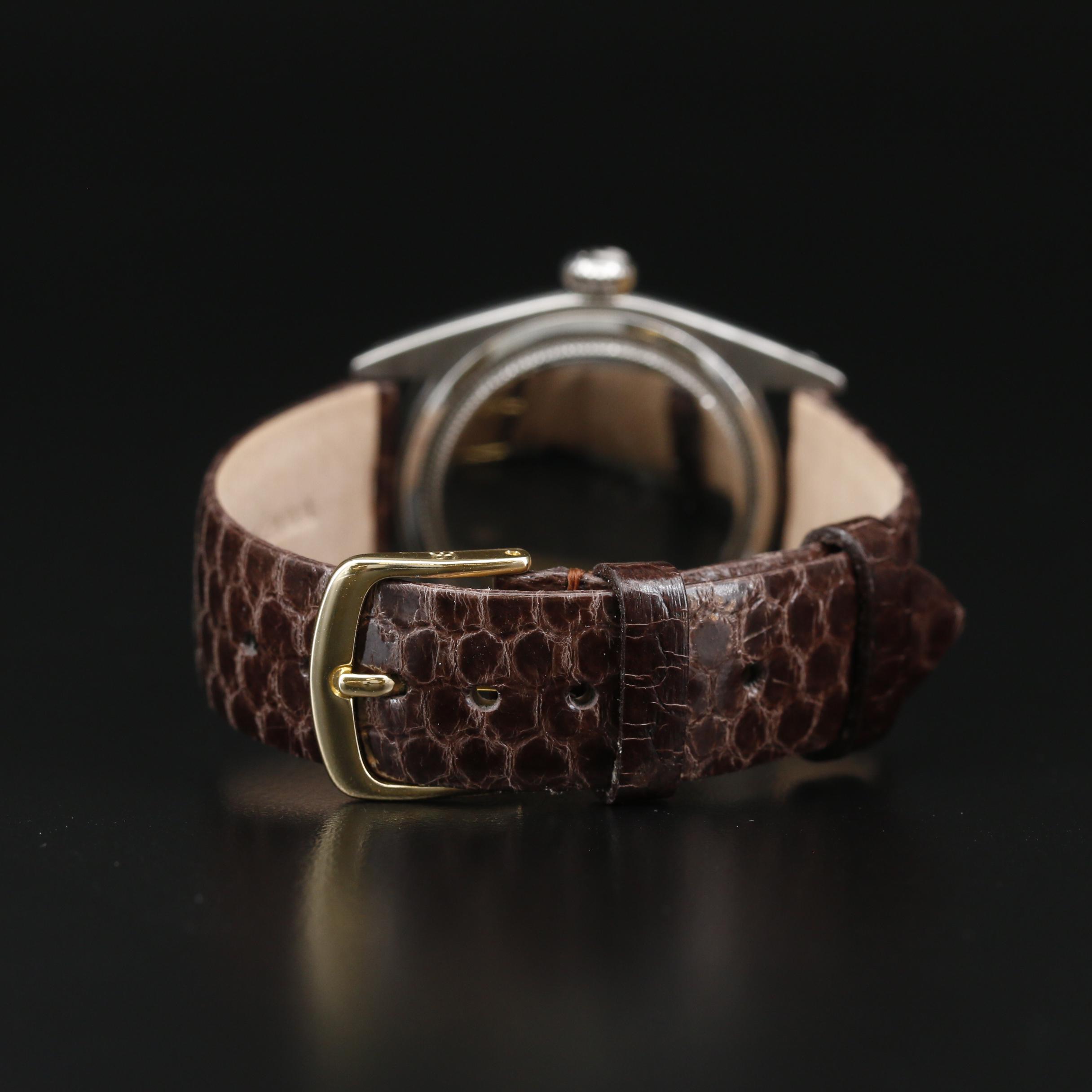 1964 Rolex "Oysterdate" 14K and Stainless Steel Stem Wind Watch