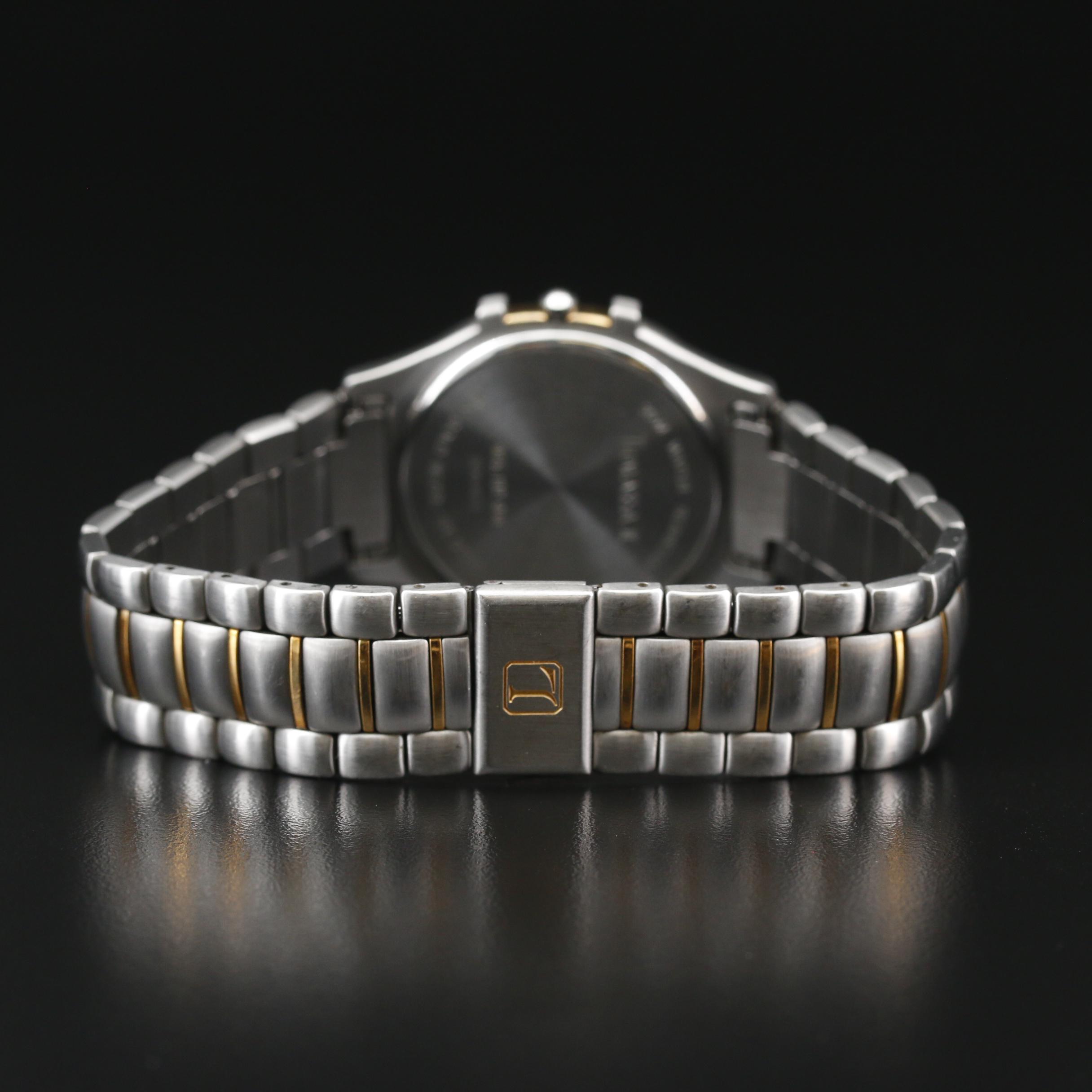 Vintage Jean Lassale "Thalassa II" 18K and Stainless Steel Quartz Watch