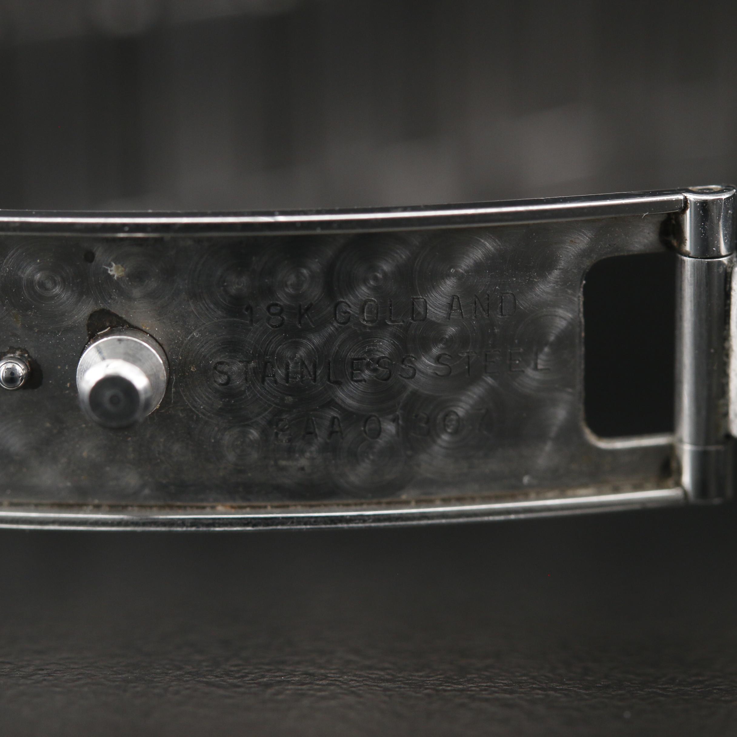 Vintage Jean Lassale "Thalassa II" 18K and Stainless Steel Quartz Watch