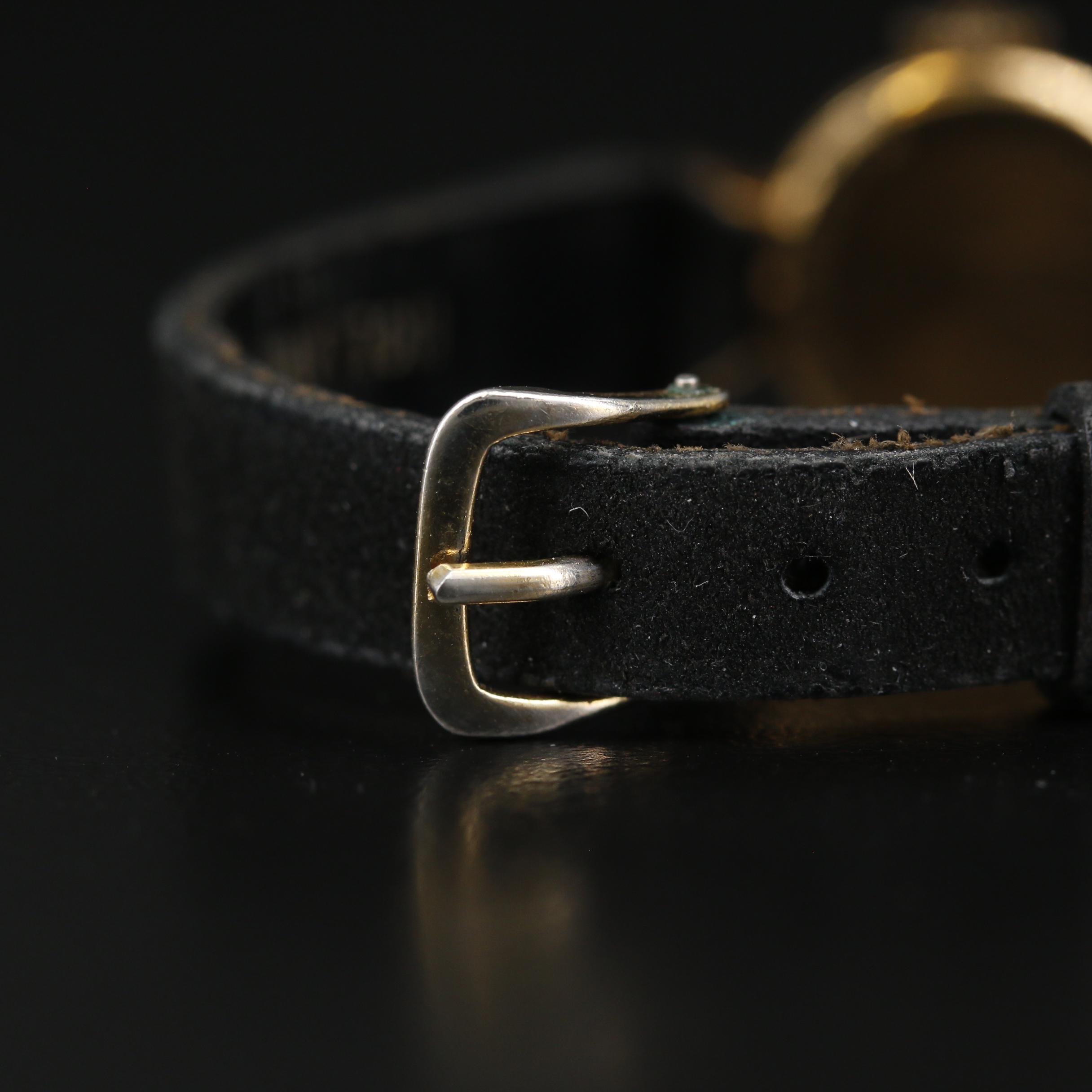 1966 Rolex Orchid 18K Yellow Gold Stem Wind Watch