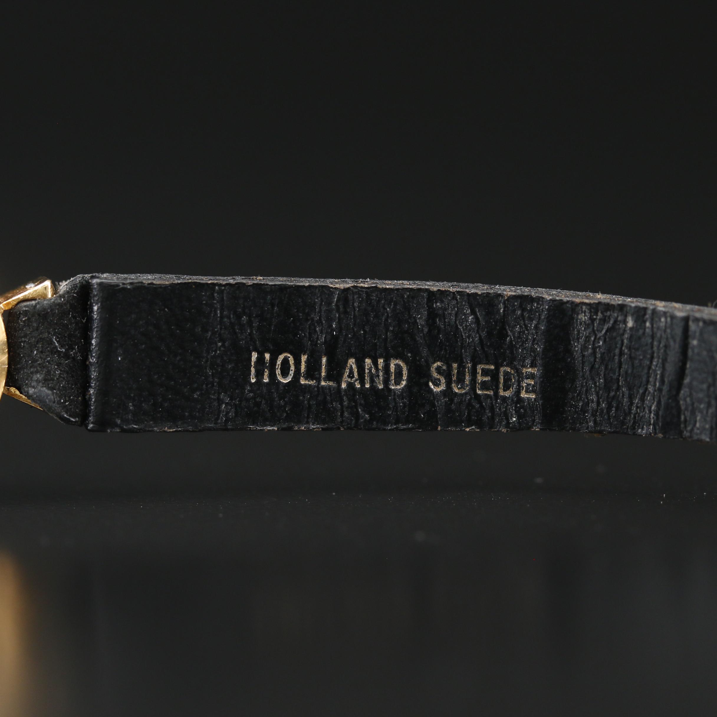 1966 Rolex Orchid 18K Yellow Gold Stem Wind Watch