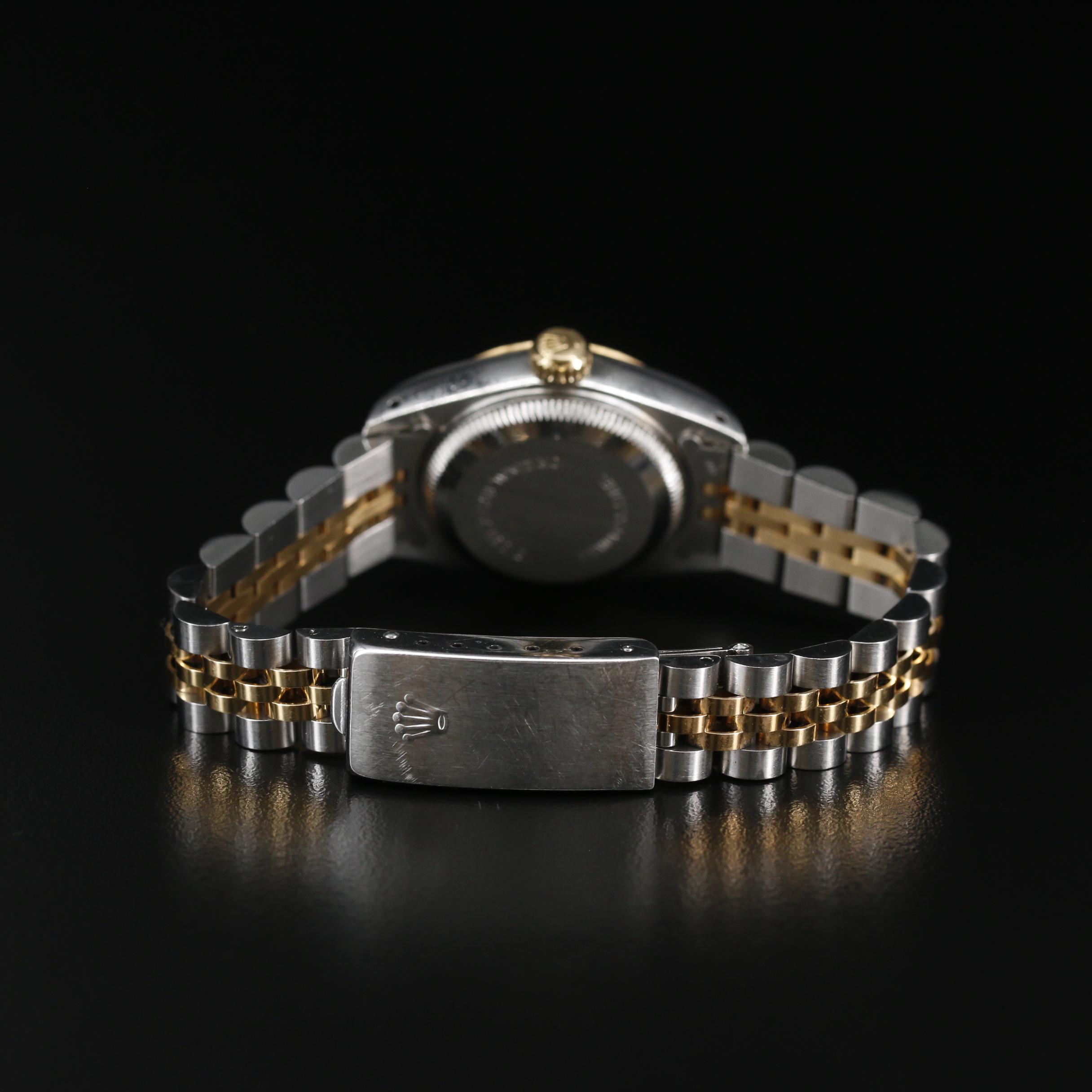 Rolex Datejust 18K Gold and Stainless Steel Automatic Watch, 1991