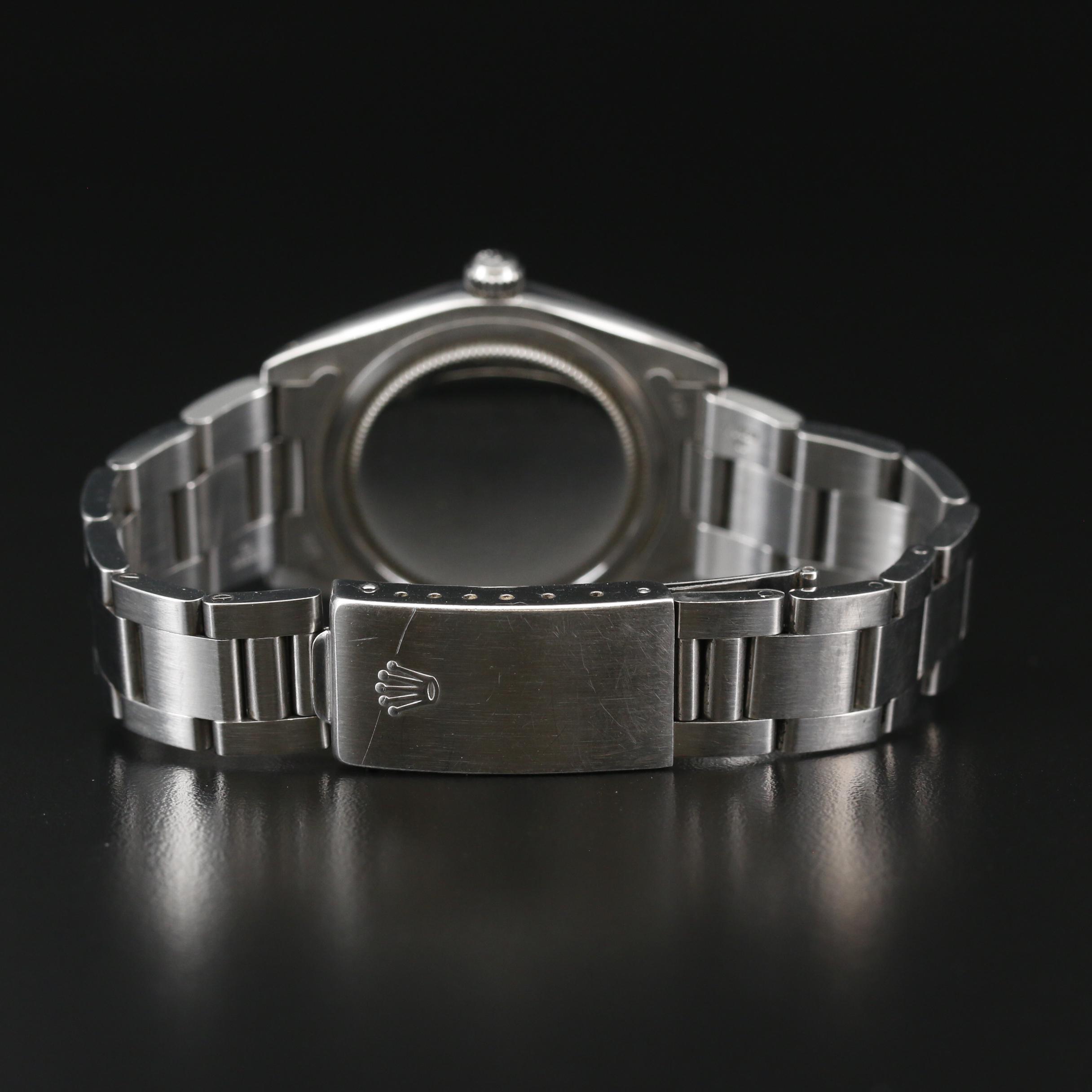 Vintage Rolex Oysterdate Stainless Steel Stem Wind Watch