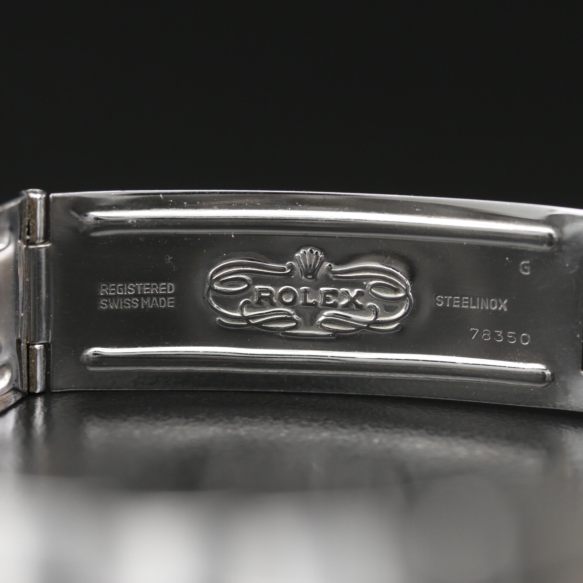 Vintage Rolex Oysterdate Stainless Steel Stem Wind Watch