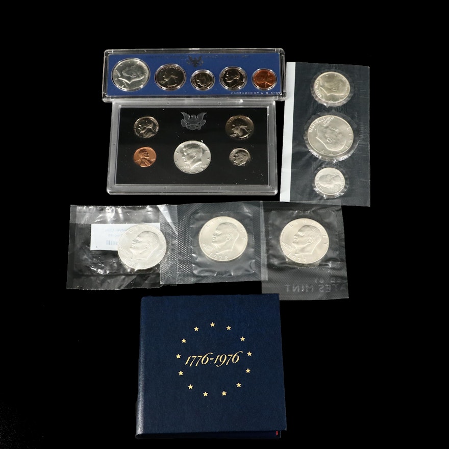 Assortment U.S. Silver Coins and Coin Sets
