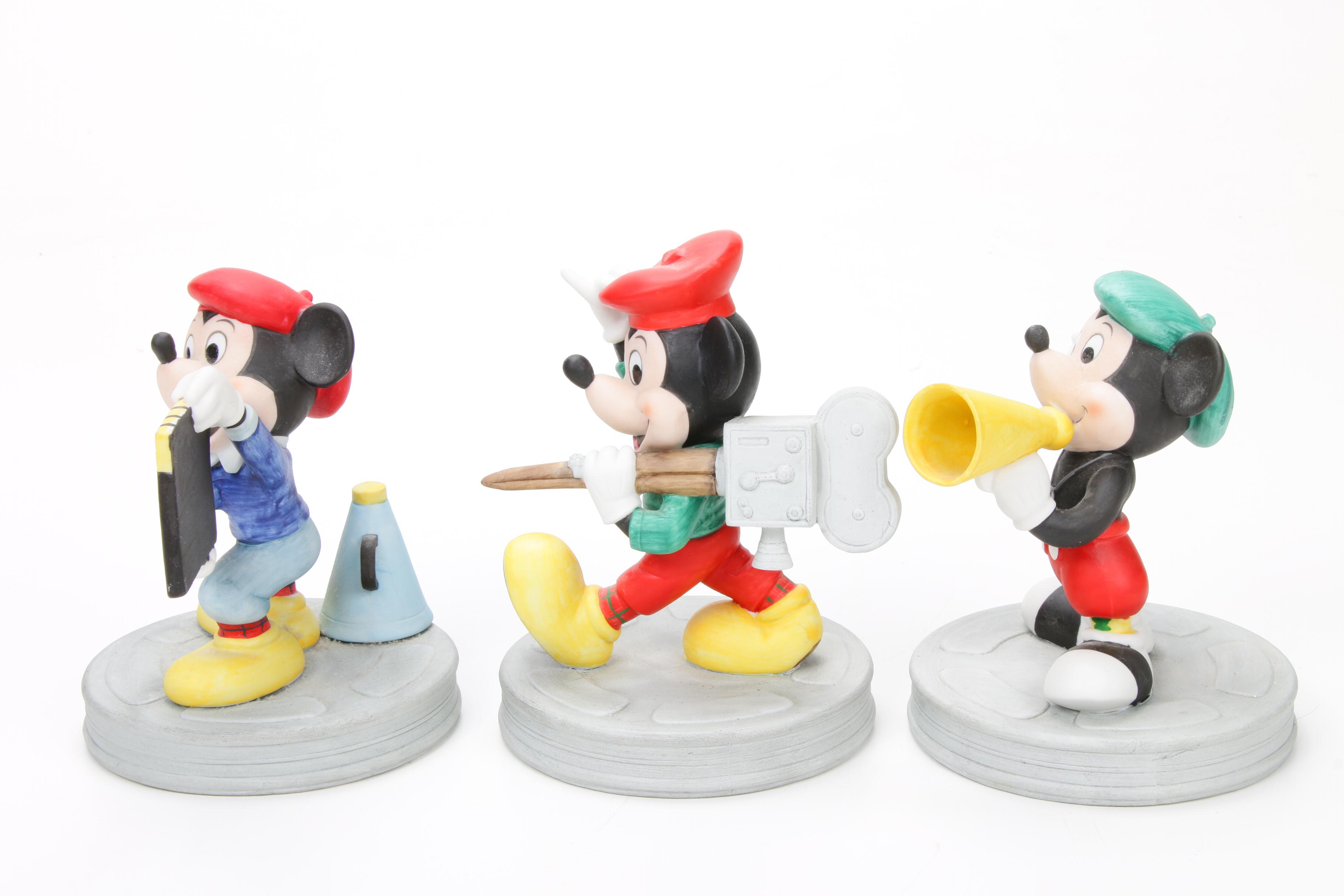 Walt Disney Limited Edition "Pinocchio" and Other Mickey Mouse Figurines
