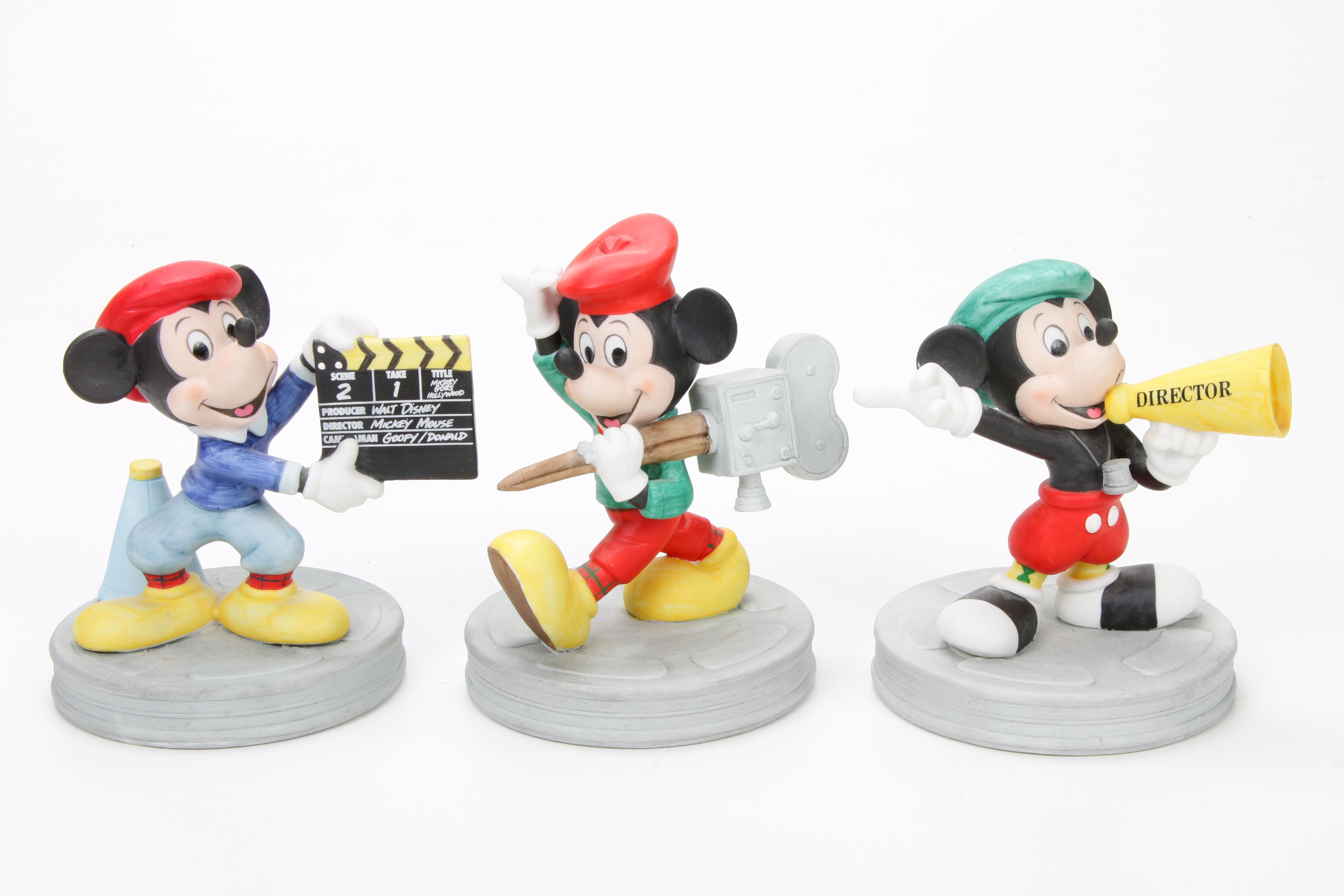 Walt Disney Limited Edition "Pinocchio" and Other Mickey Mouse Figurines