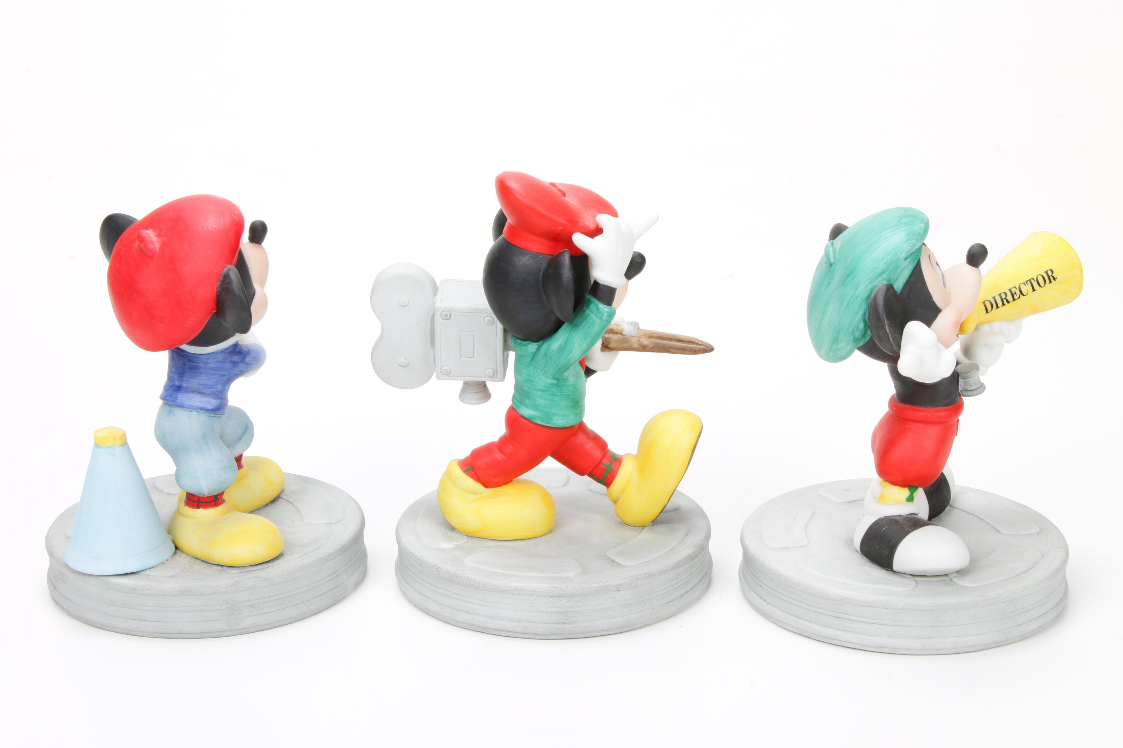 Walt Disney Limited Edition "Pinocchio" and Other Mickey Mouse Figurines