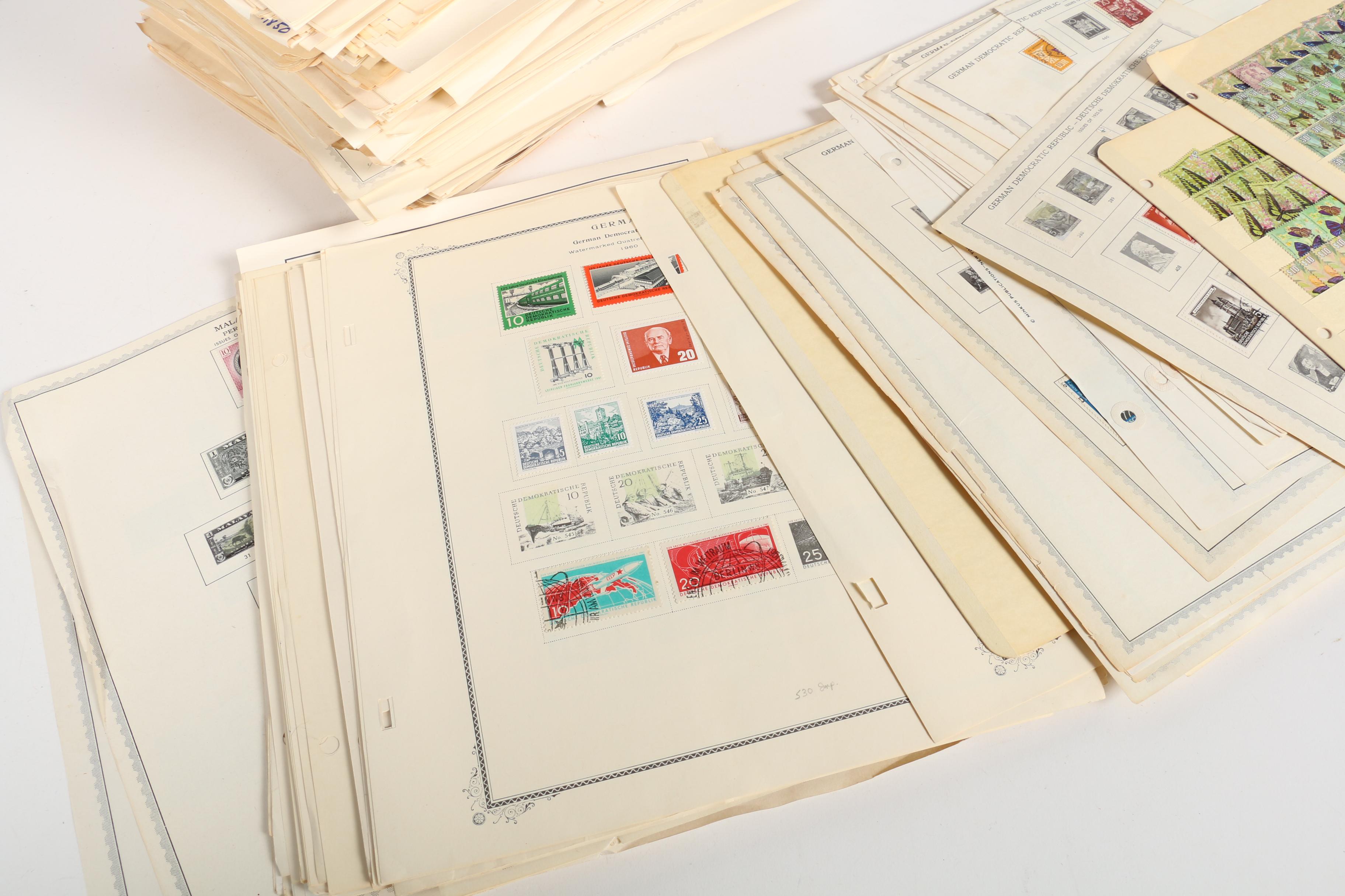 International and Domestic Postage Stamp Pages