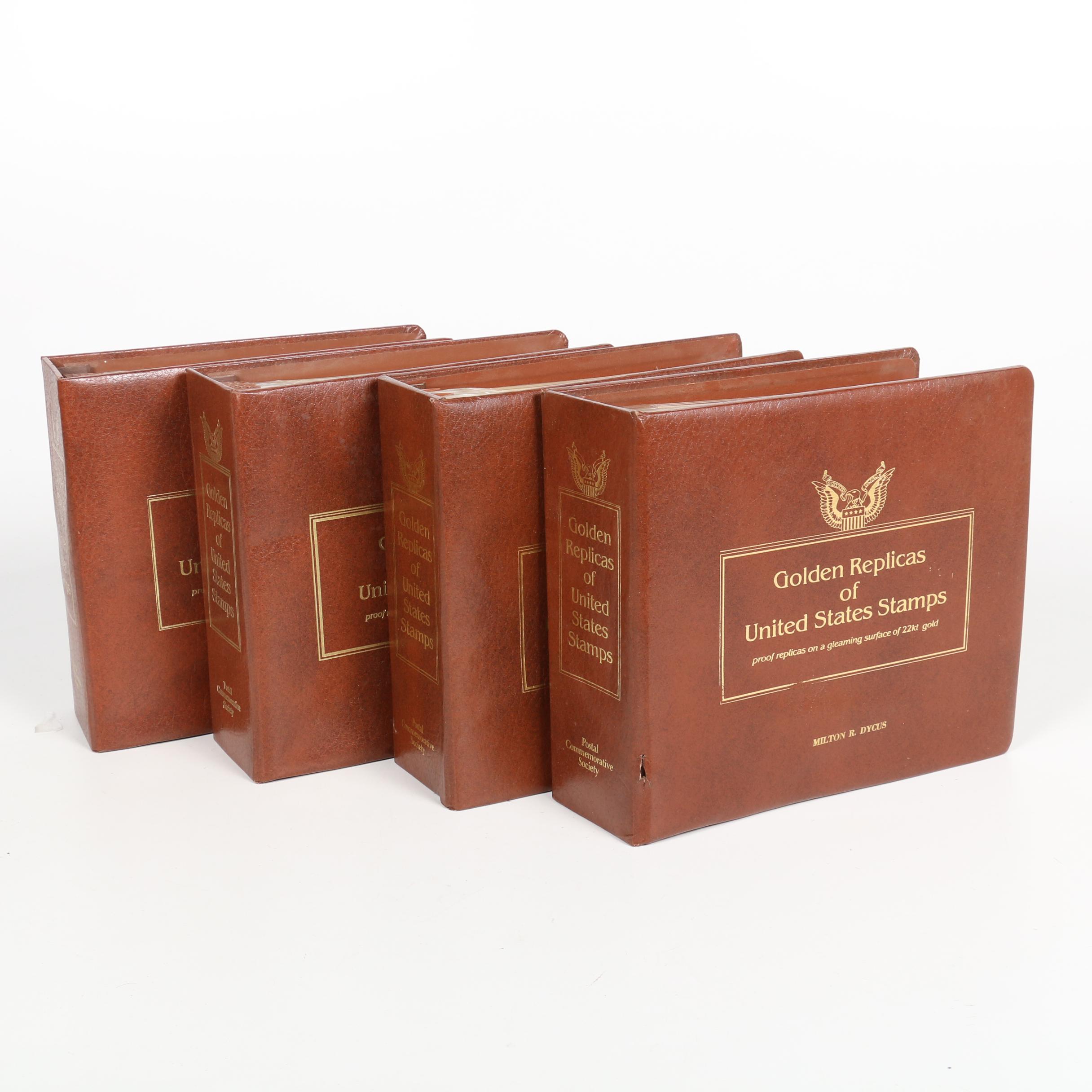 United States First Day Postal Covers with 22kt Gold Replica Stamps