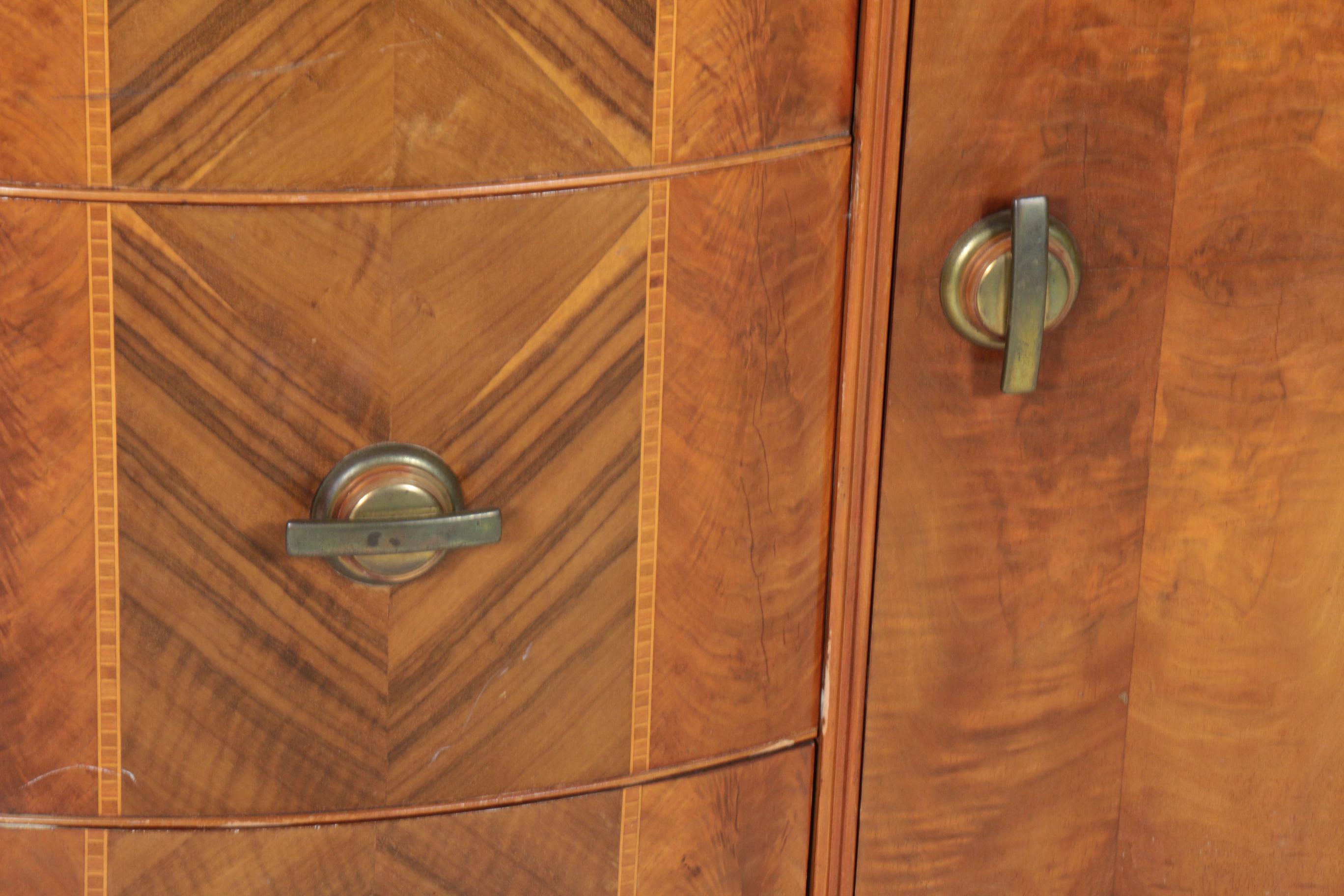 Tri Bond Furniture Art Deco Chiffarobe, Mid 20th Century