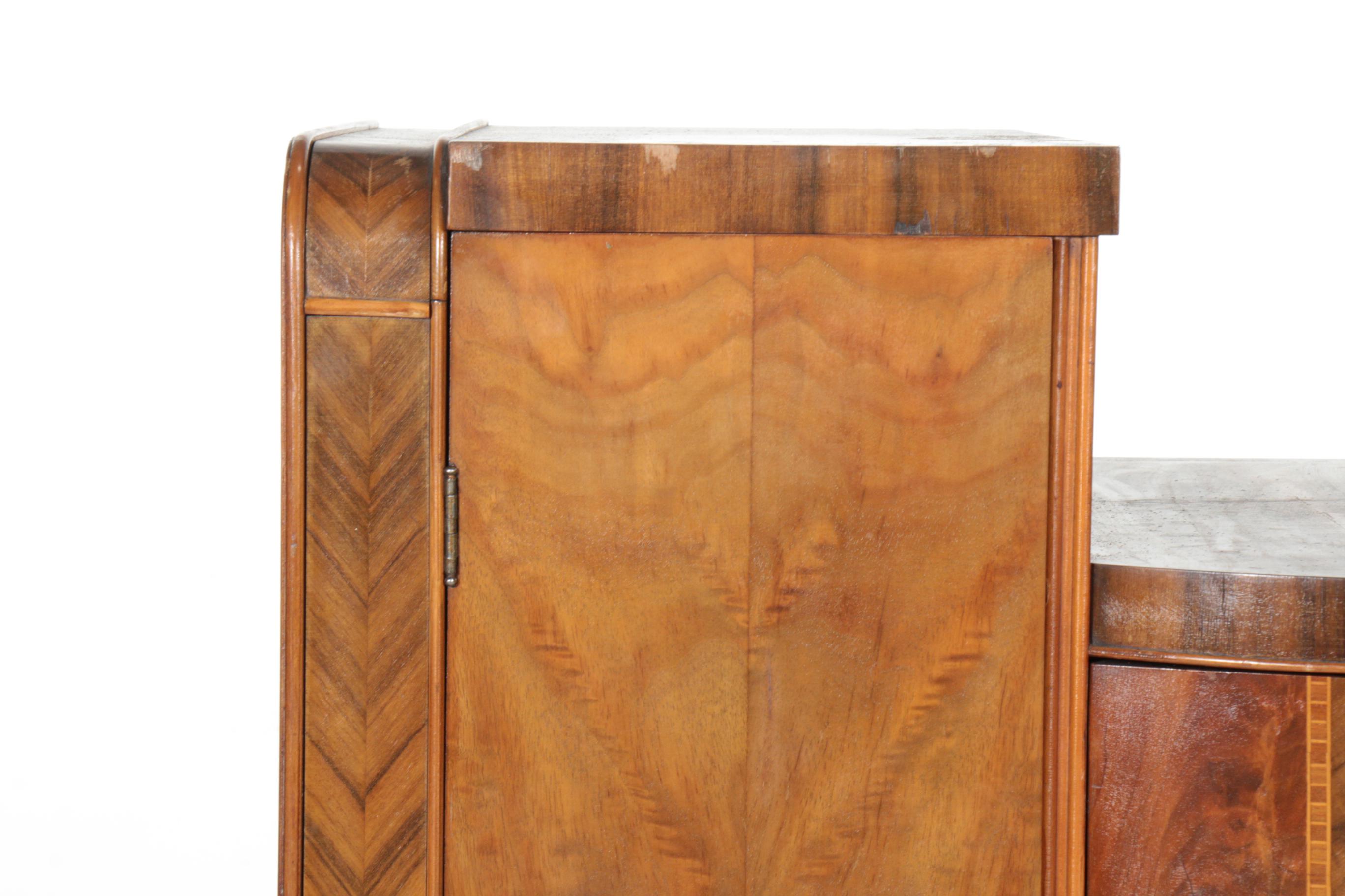 Tri Bond Furniture Art Deco Chiffarobe, Mid 20th Century