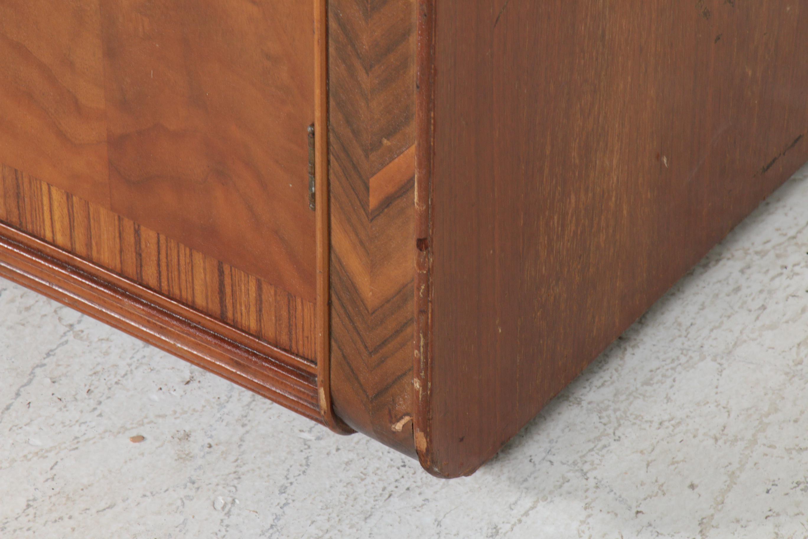 Tri Bond Furniture Art Deco Chiffarobe, Mid 20th Century