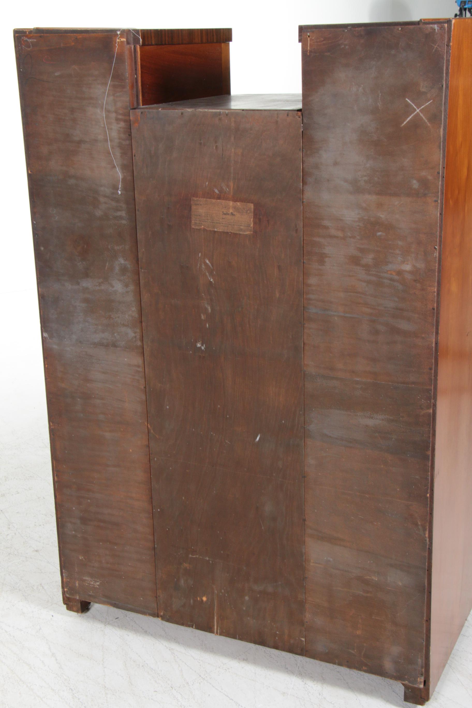 Tri Bond Furniture Art Deco Chiffarobe, Mid 20th Century