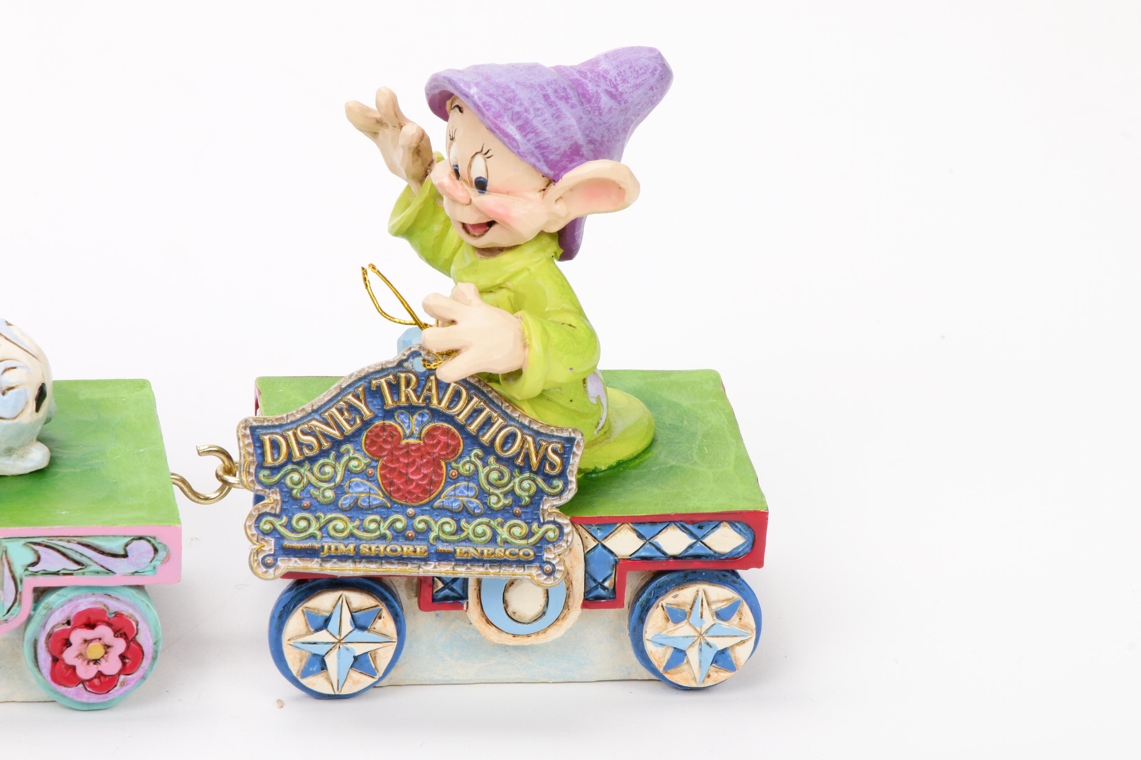 Jim Shore Walt Disney Birthday Train Figurines