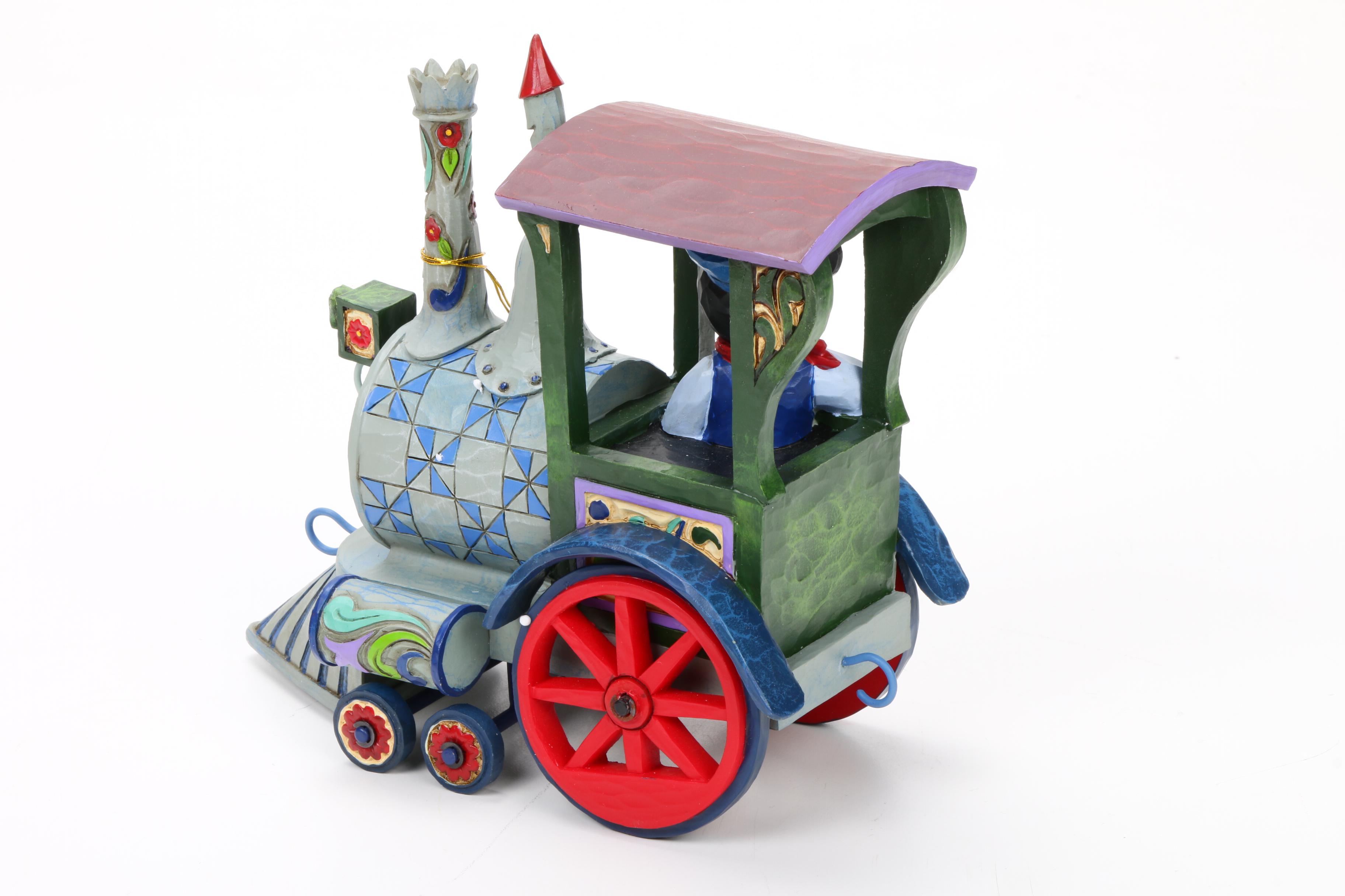 Jim Shore Walt Disney Birthday Train Figurines