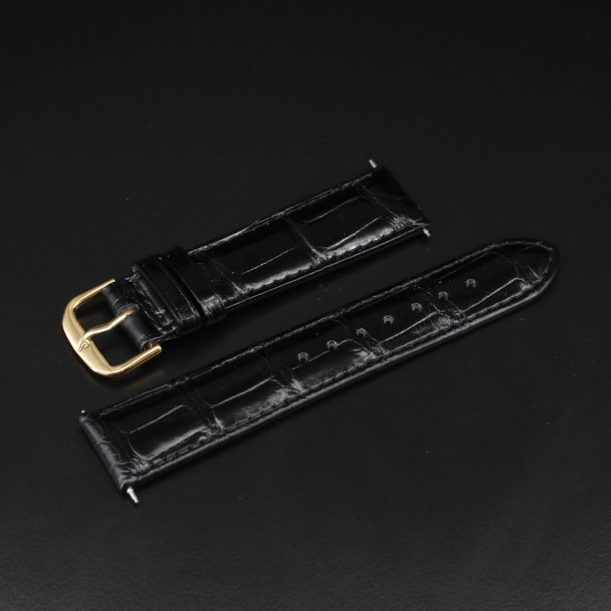 Genuine Alligator 20mm Watch Strap