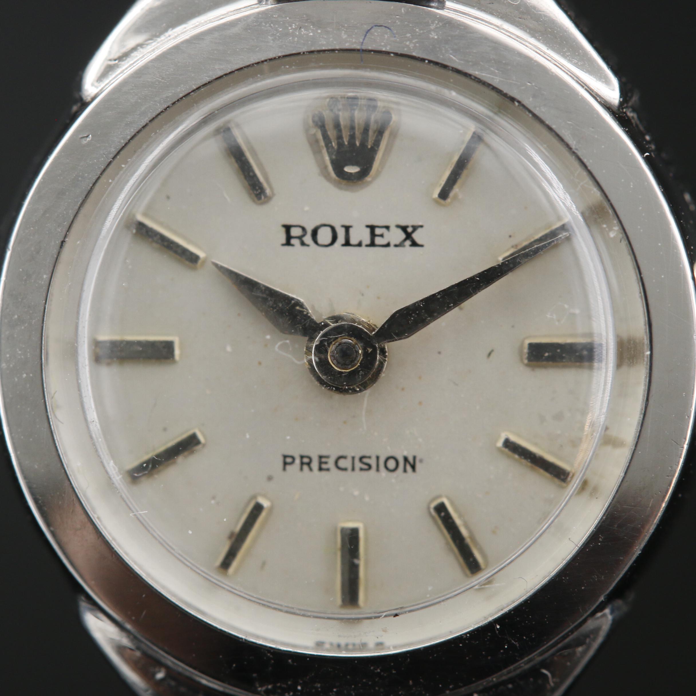 Rolex Stainless Steel Stem Wind Watch, Vintage