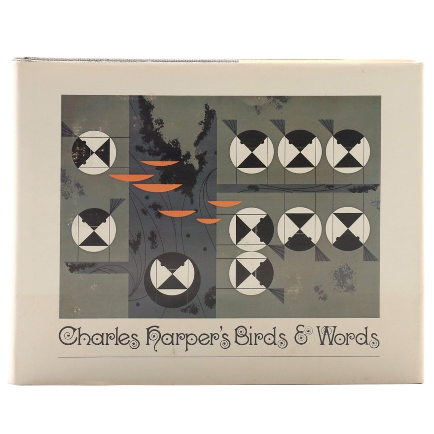 Signed First Edition "Charles Harper's Birds & Words" by Charley Harper, 1974
