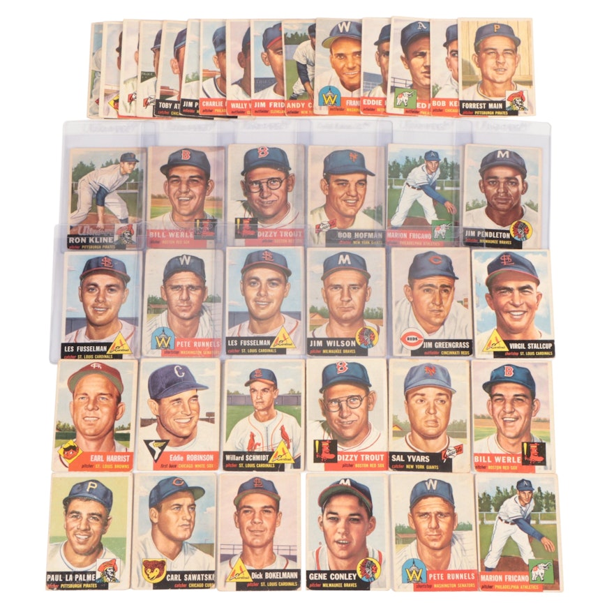 1953 Topps Baseball Cards