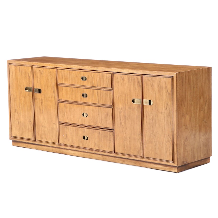 Drexel Heritage "Preface" Pecan Chest of Drawers, Late 20th Century