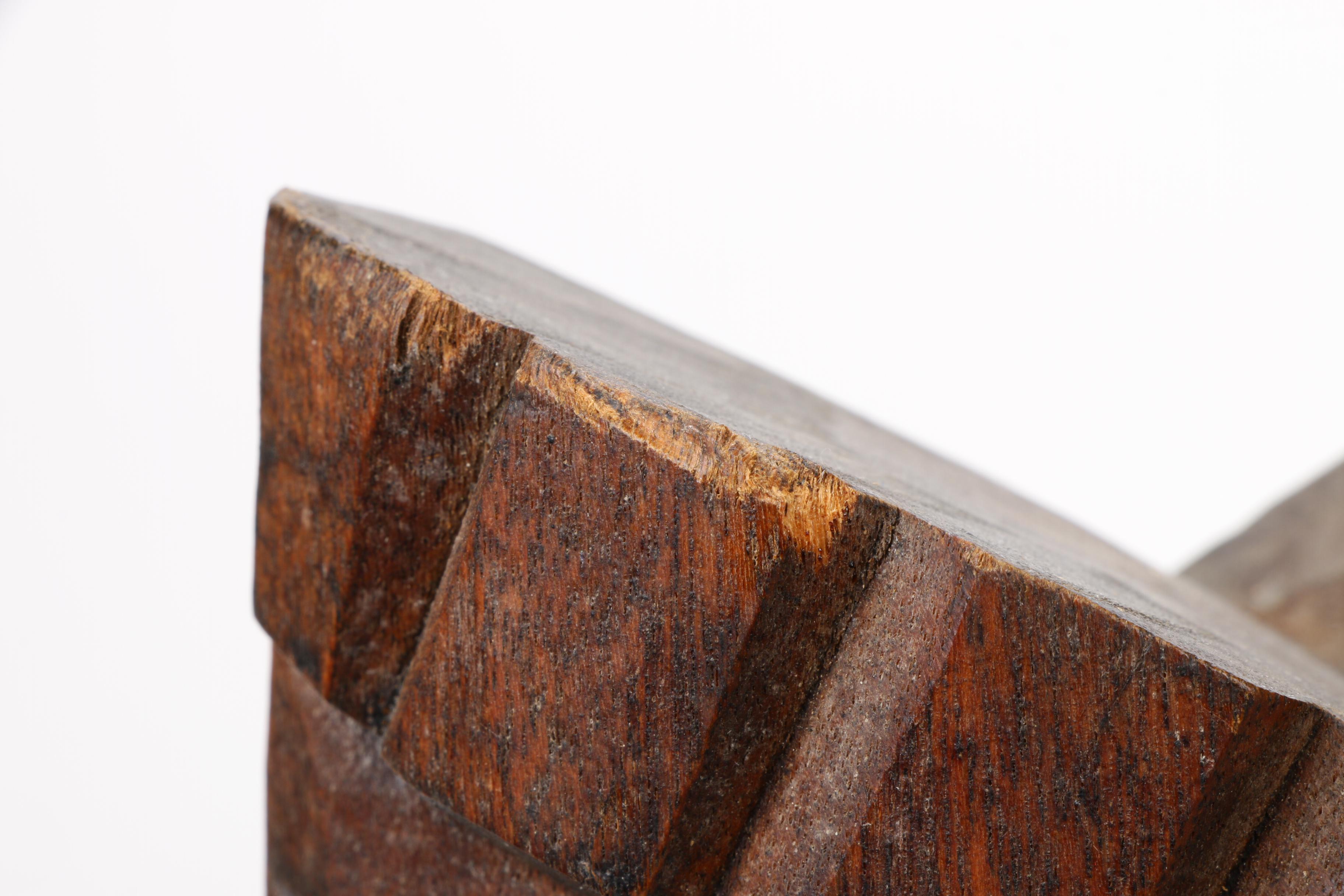 Carved Wood Tiki God Kāne Figure