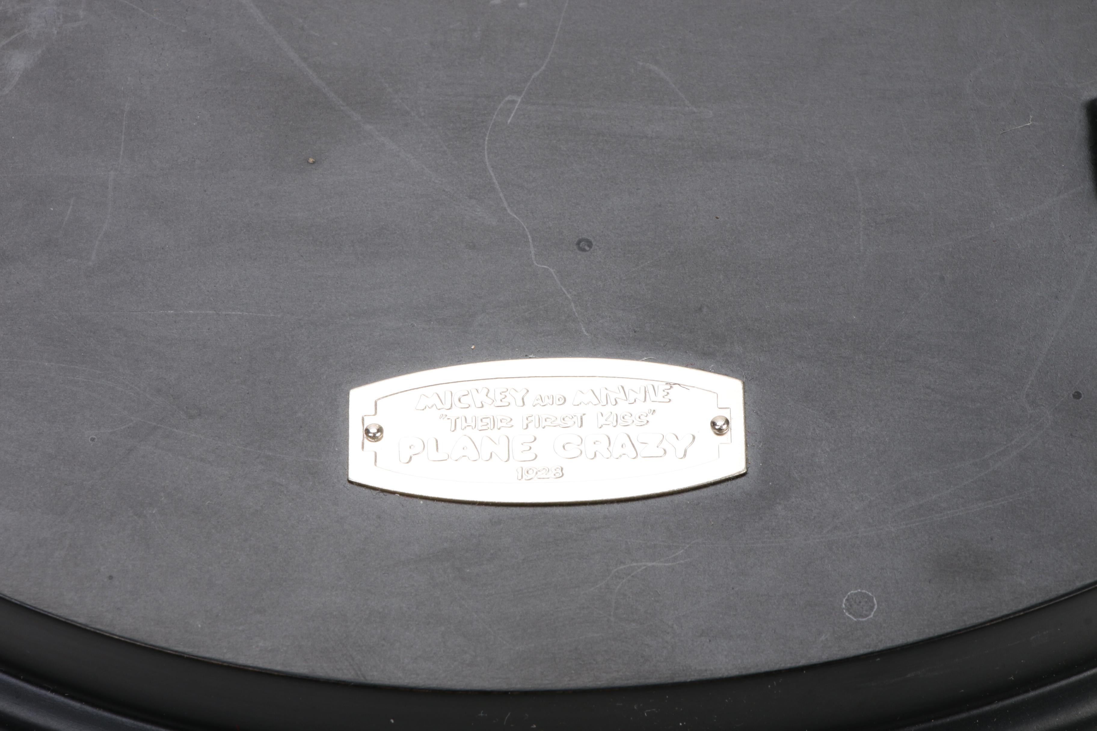 Disney "Their First Kiss" from Plane Crazy Bronze Mickey and Minnie Figurine