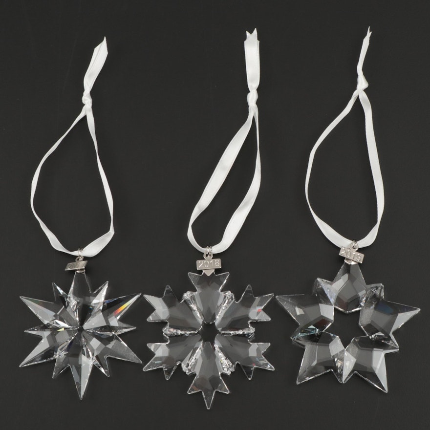 Swarovski Crystal Annual Christmas Ornaments, 2000s