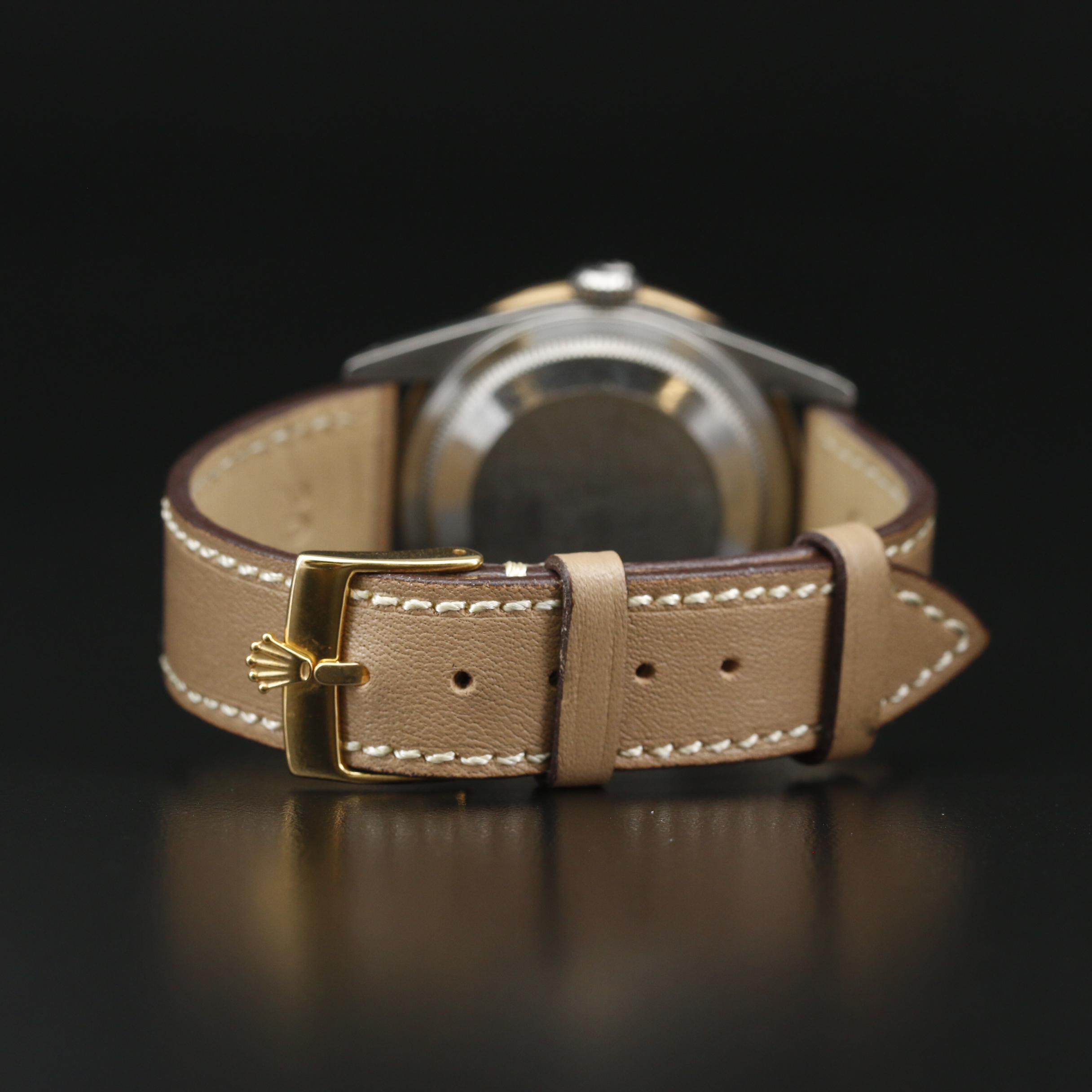 1989 Rolex "Datejust" 14K, 1.13 CTW Diamond and  Stainless Steel Watch