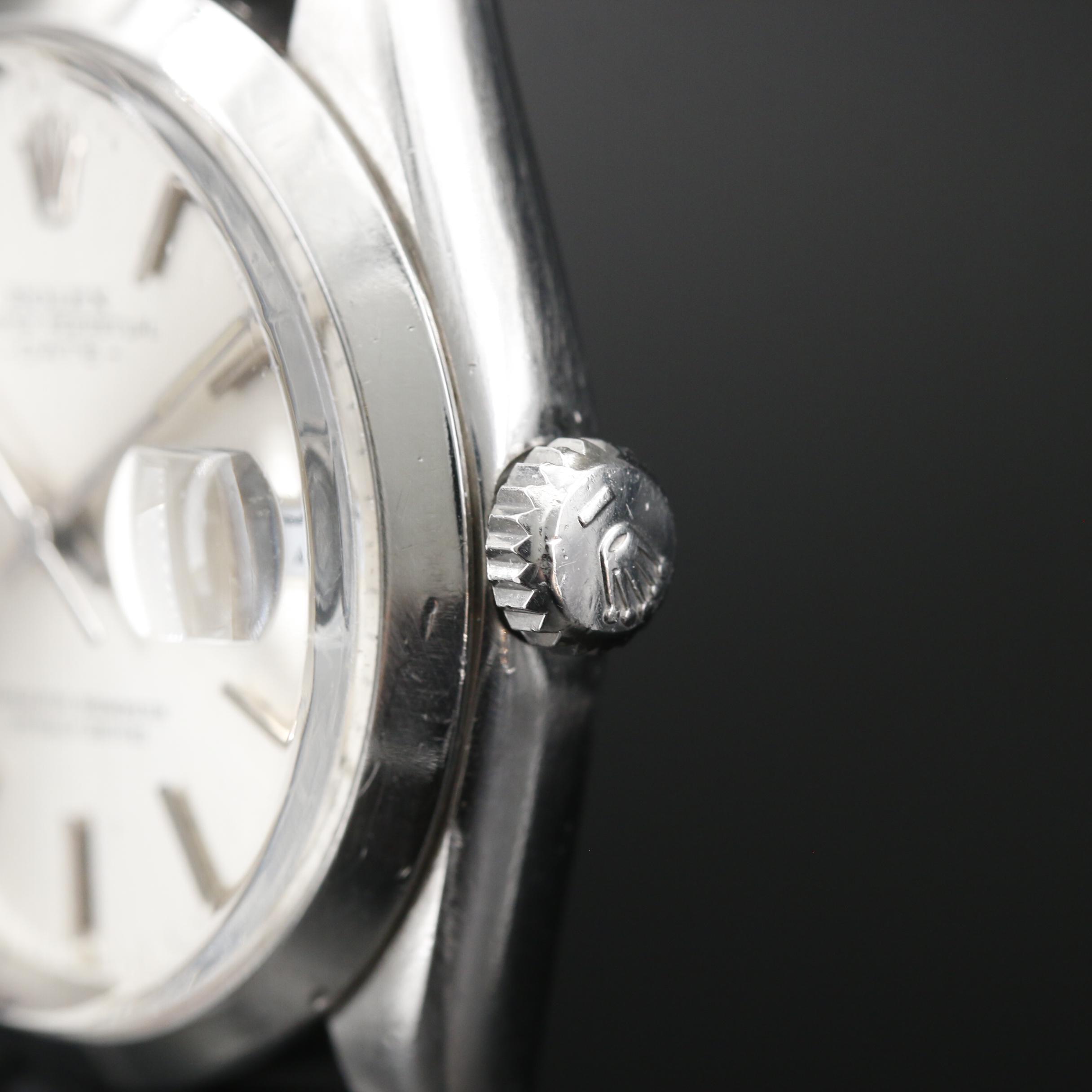 1966 Rolex "Oyster Perpetual Date" Stainless Steel Automatic Watch