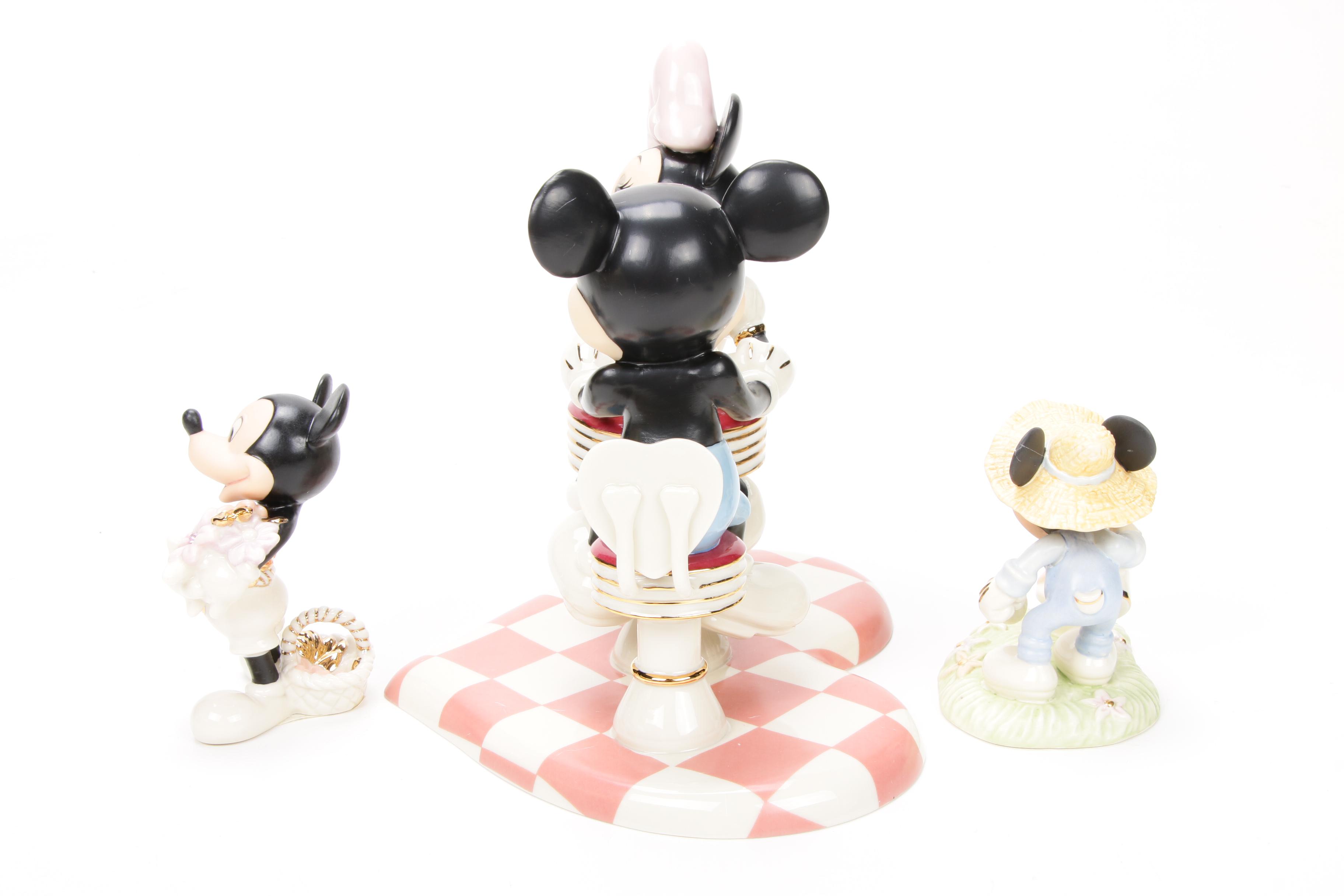Lenox Walt Disney Showcase Collection Porcelain Figurines