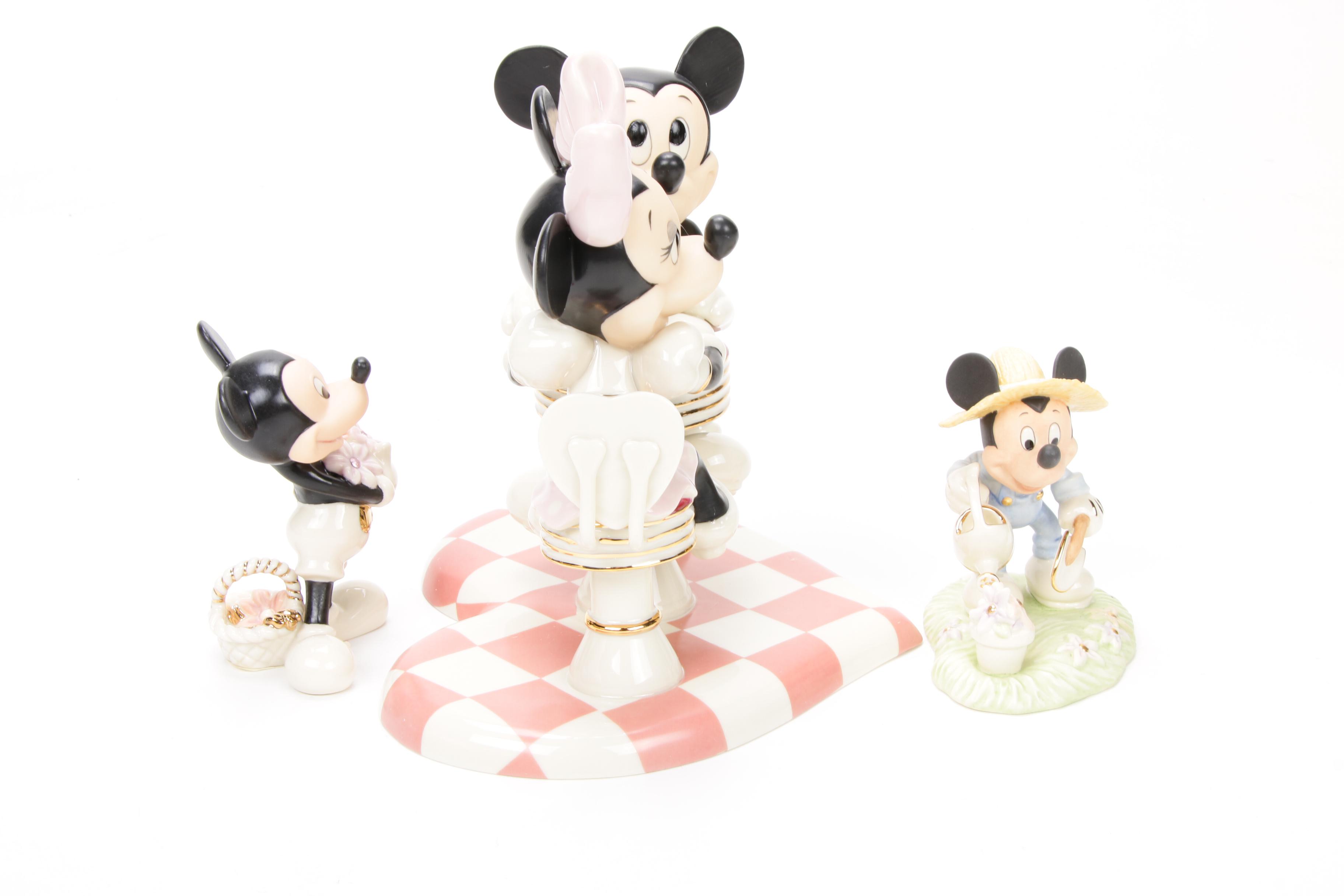 Lenox Walt Disney Showcase Collection Porcelain Figurines