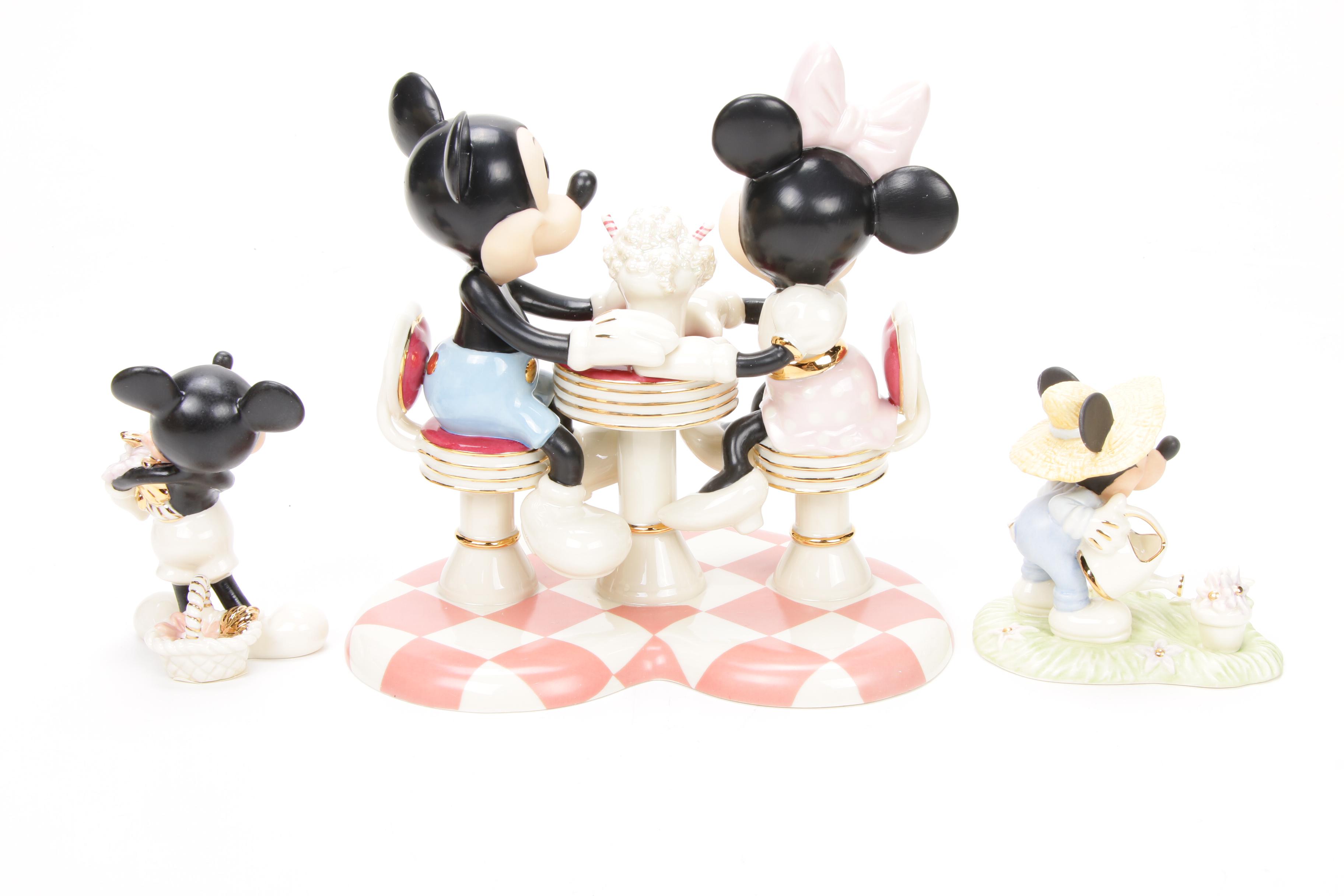 Lenox Walt Disney Showcase Collection Porcelain Figurines