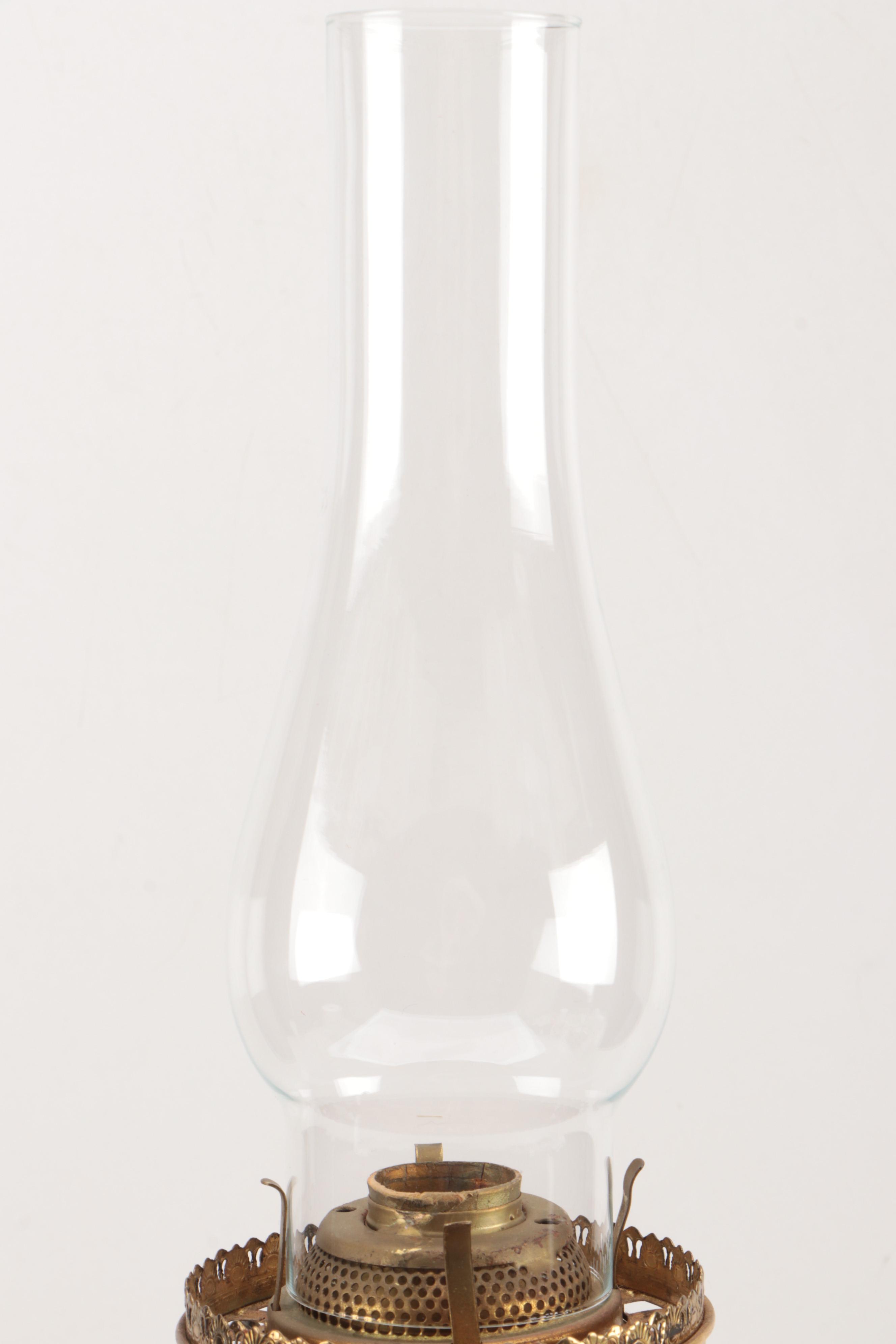 Converted Rochester Lamp Company Oil Lamp, Late 19th Century