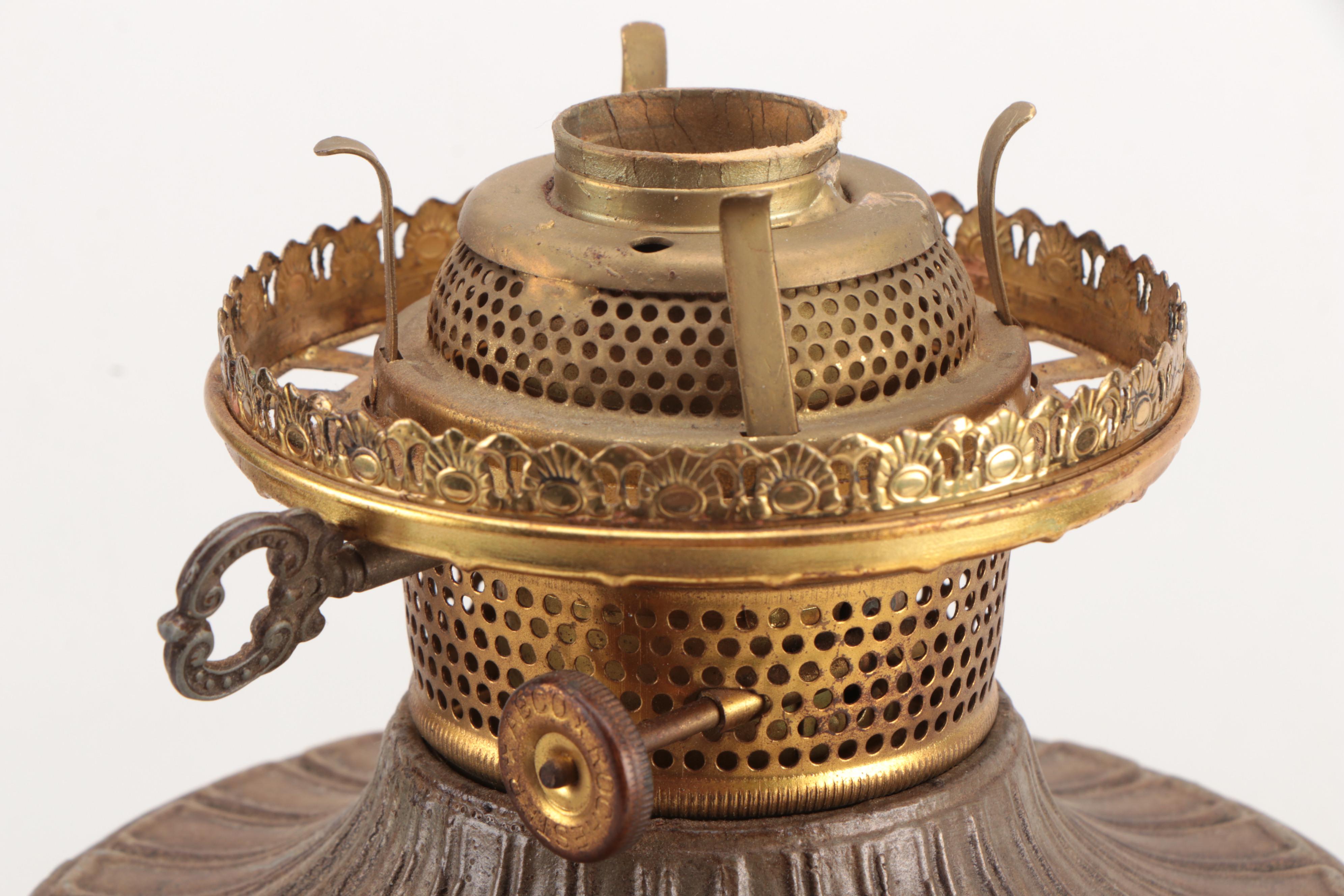 Converted Rochester Lamp Company Oil Lamp, Late 19th Century