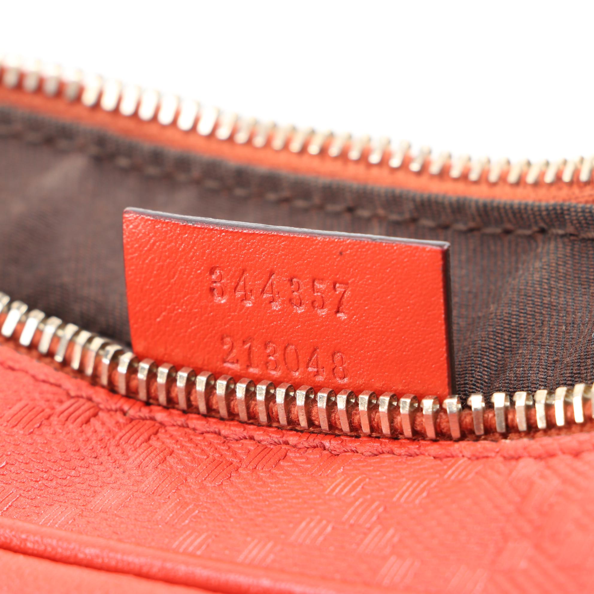 Gucci Convertible Briefcase in Bright Diamante and Smooth Leather