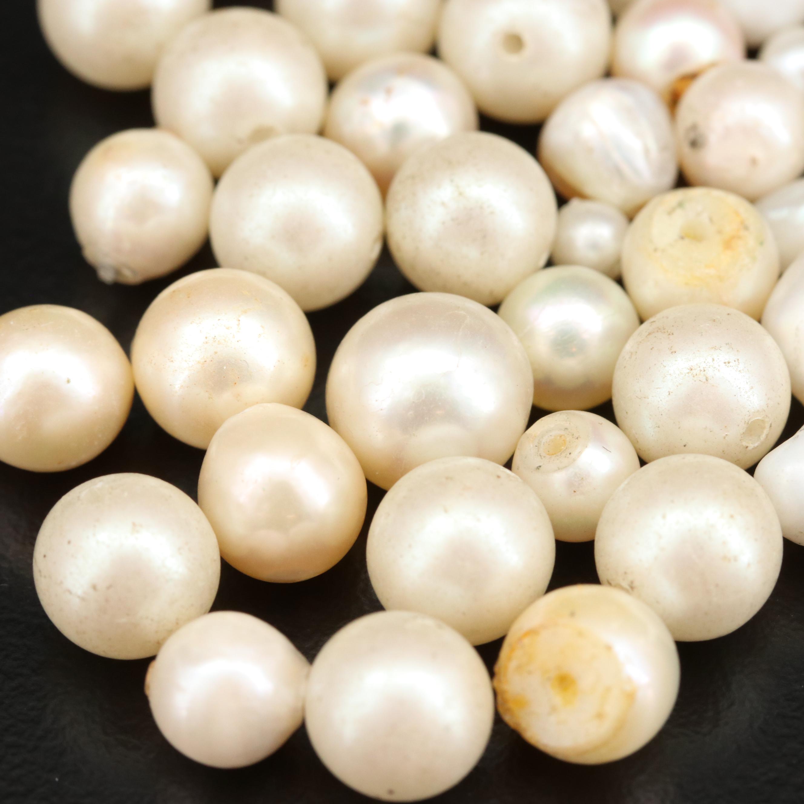 Loose Cultured and Imitation Pearl Assortment