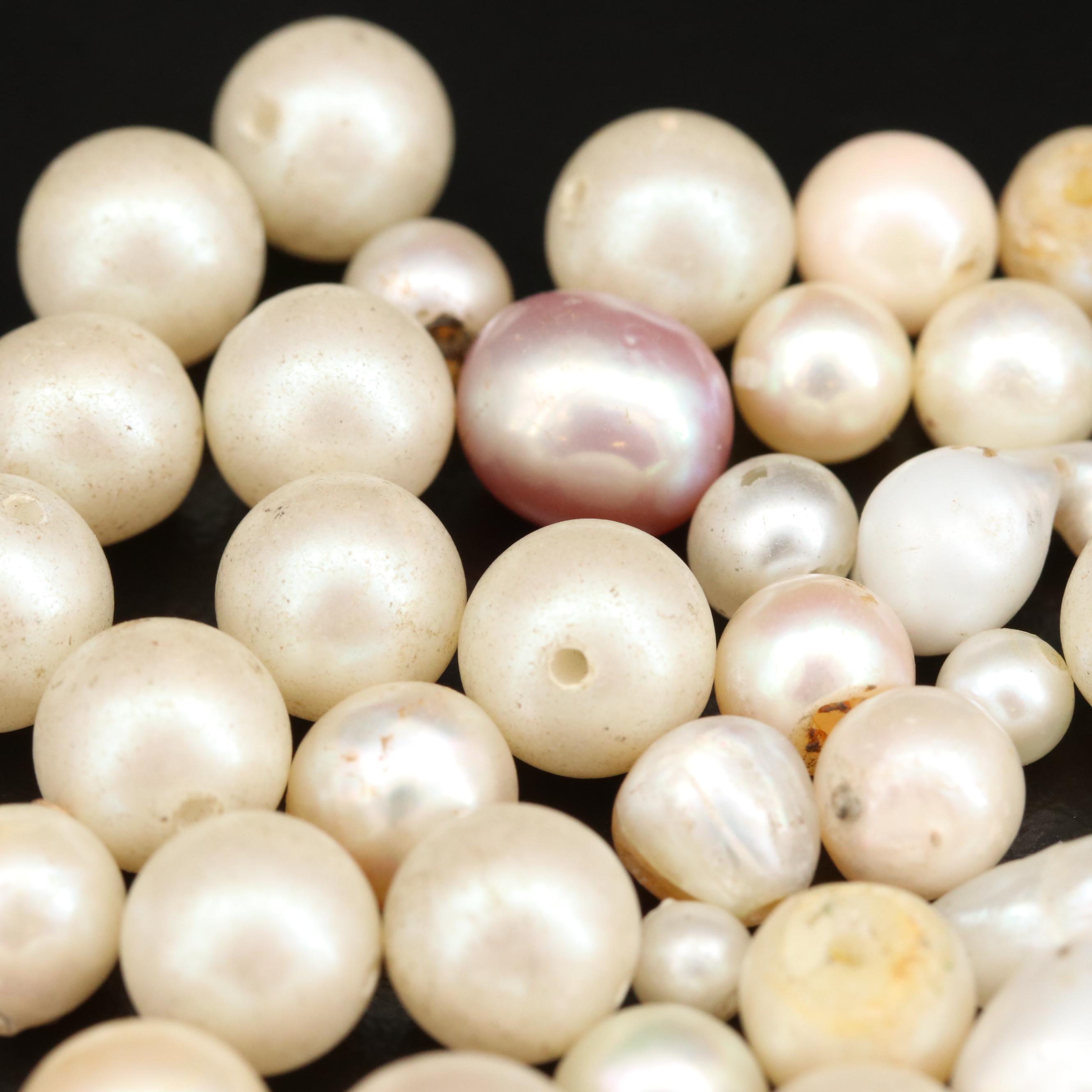 Loose Cultured and Imitation Pearl Assortment