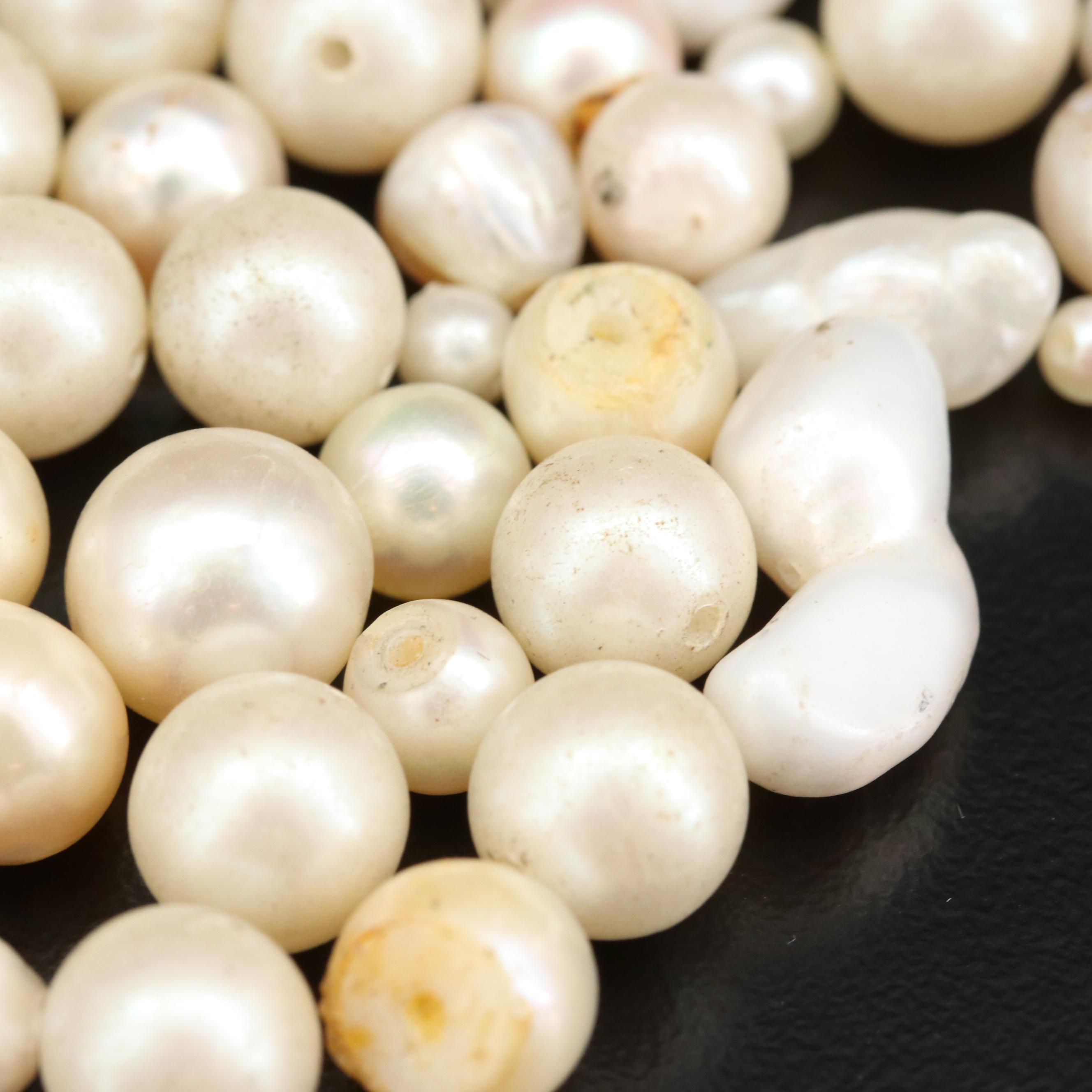 Loose Cultured and Imitation Pearl Assortment