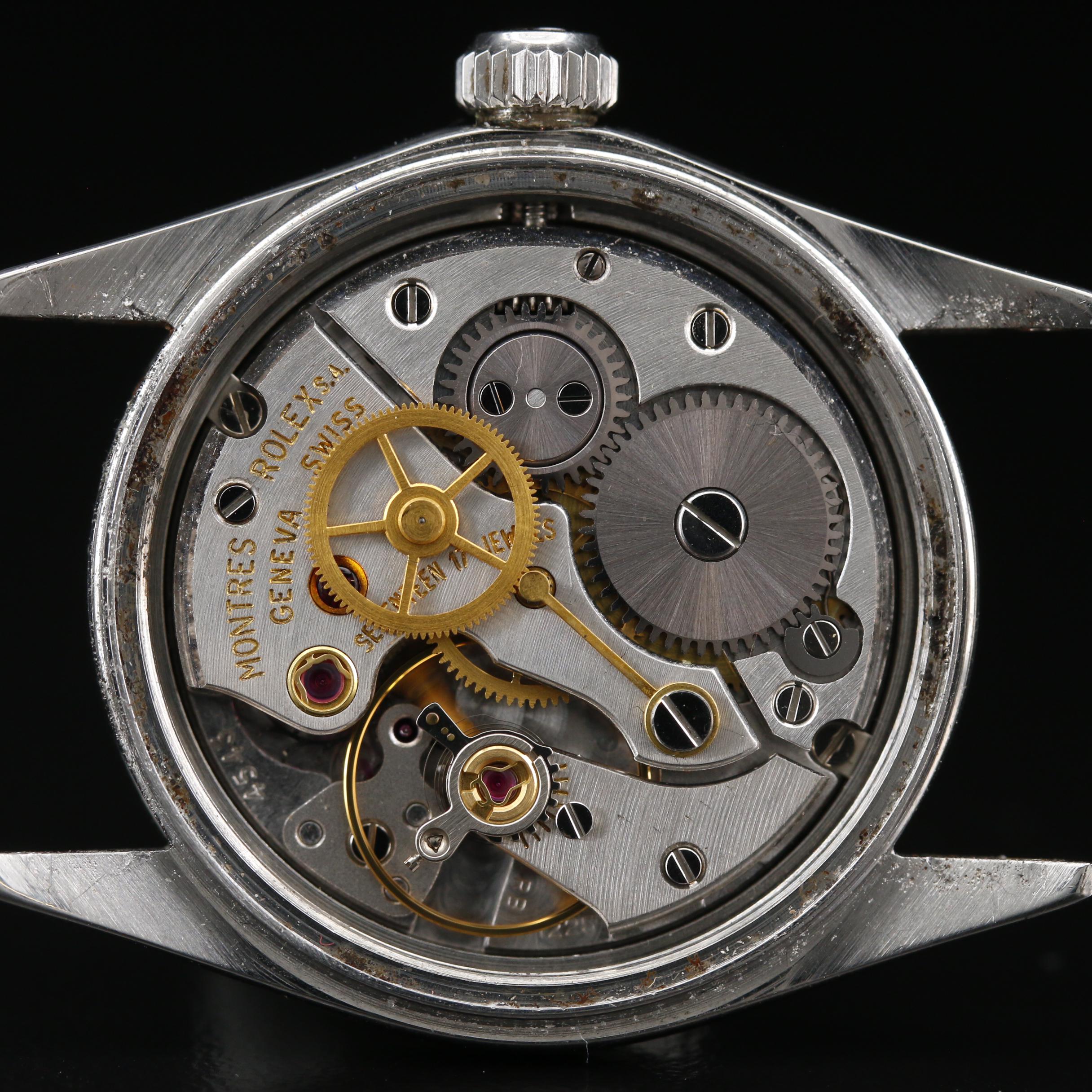 1965 Rolex Oyster Speedking Stem Wind Watch