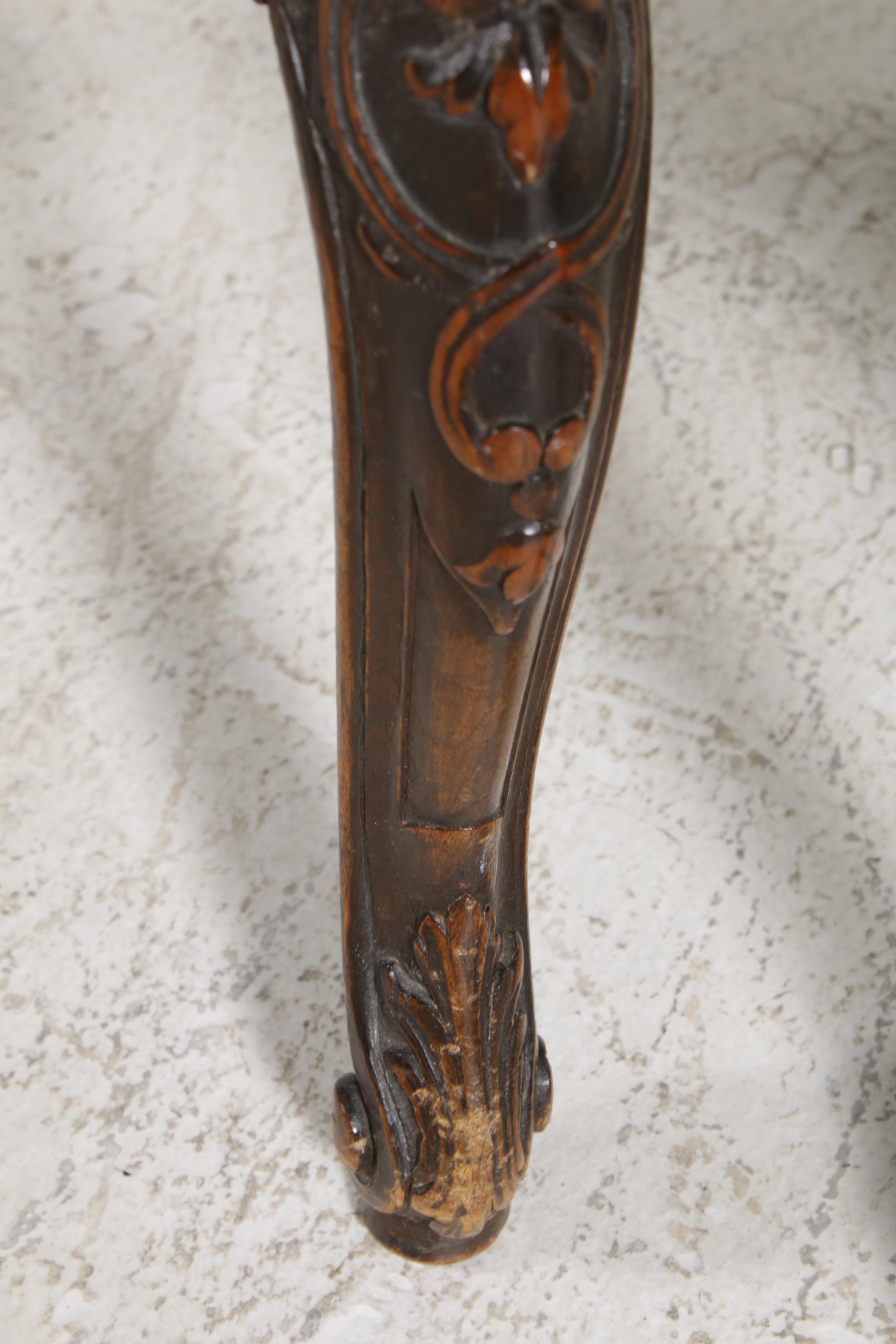 Pair of French Provincial Style Armchairs, Mid-20th Century