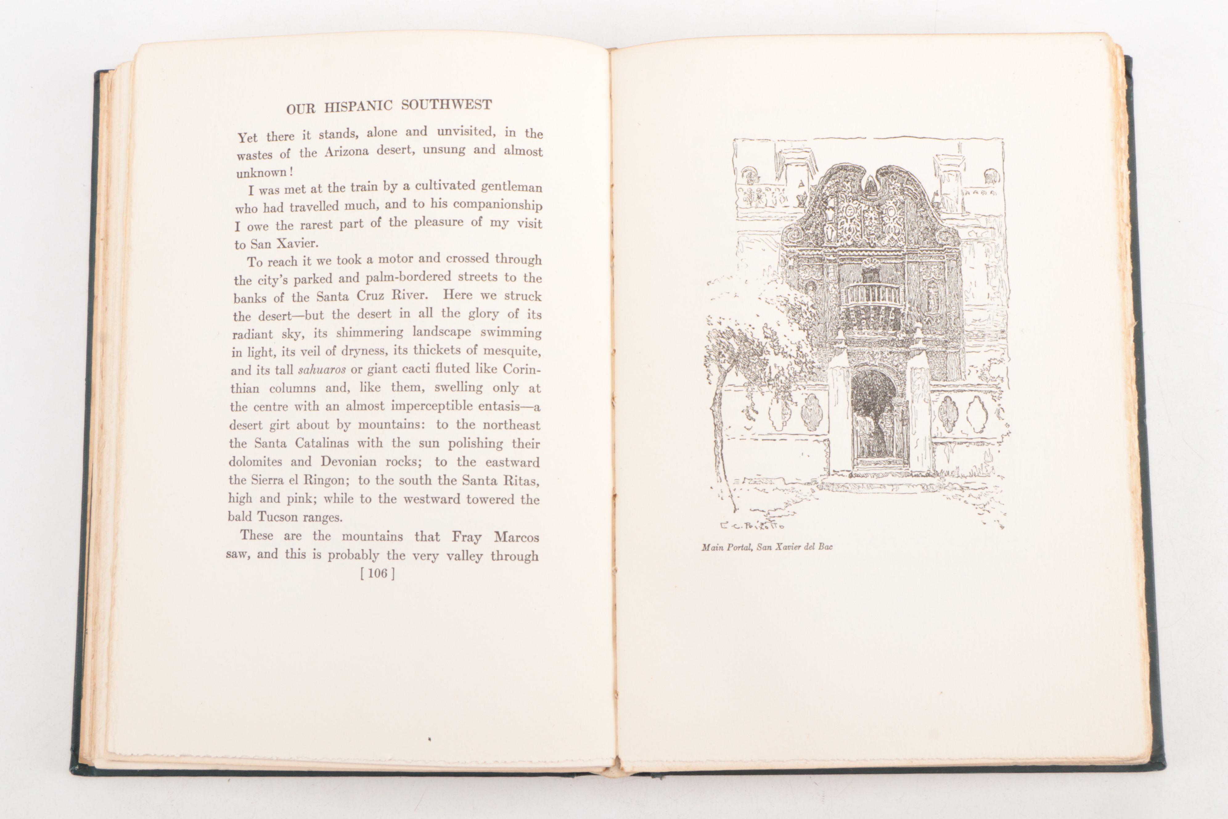 First Edition "Our Hispanic Southwest" by Peixotto with Other First Editions