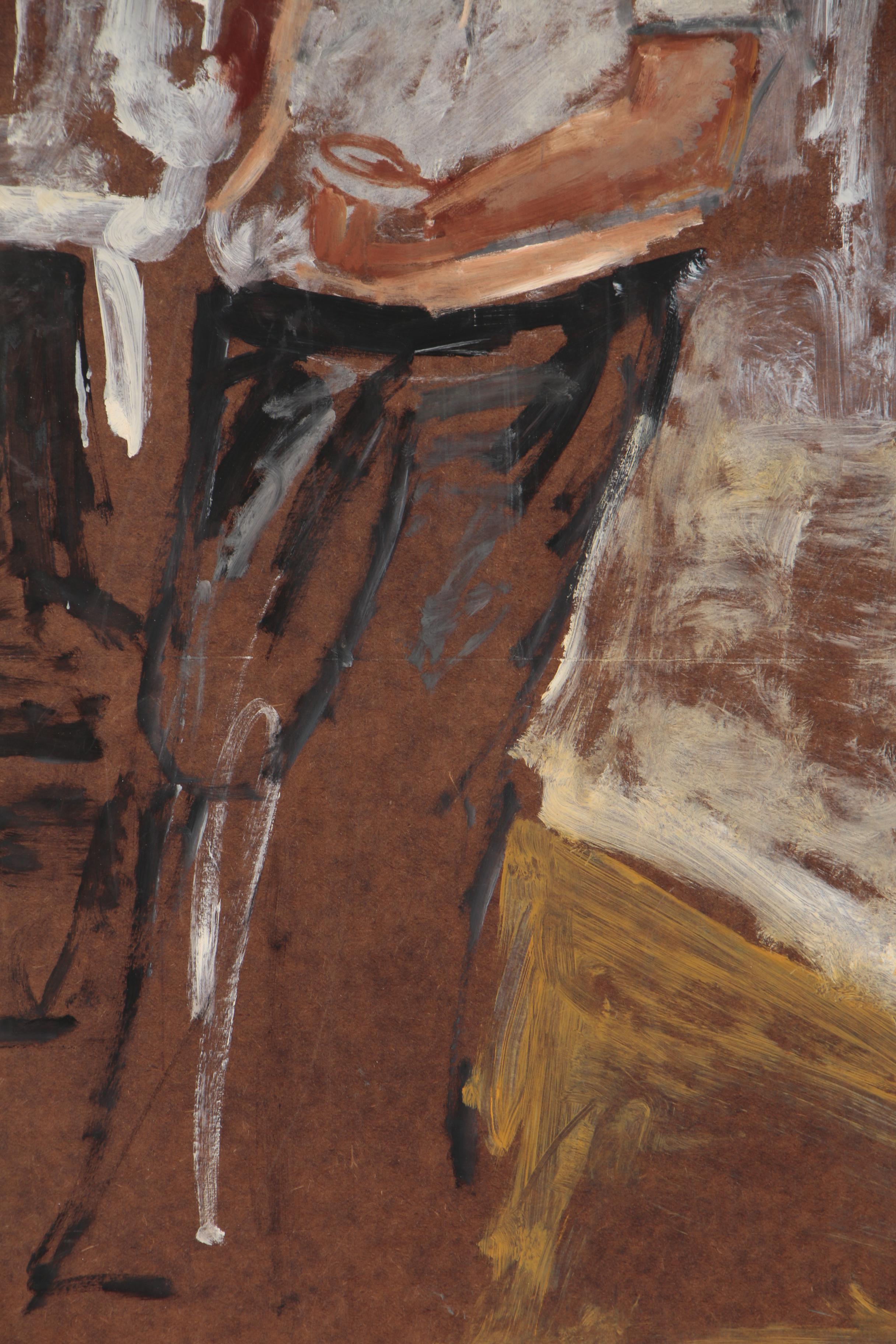 Oscar Murillo Portrait Oil Painting of Man