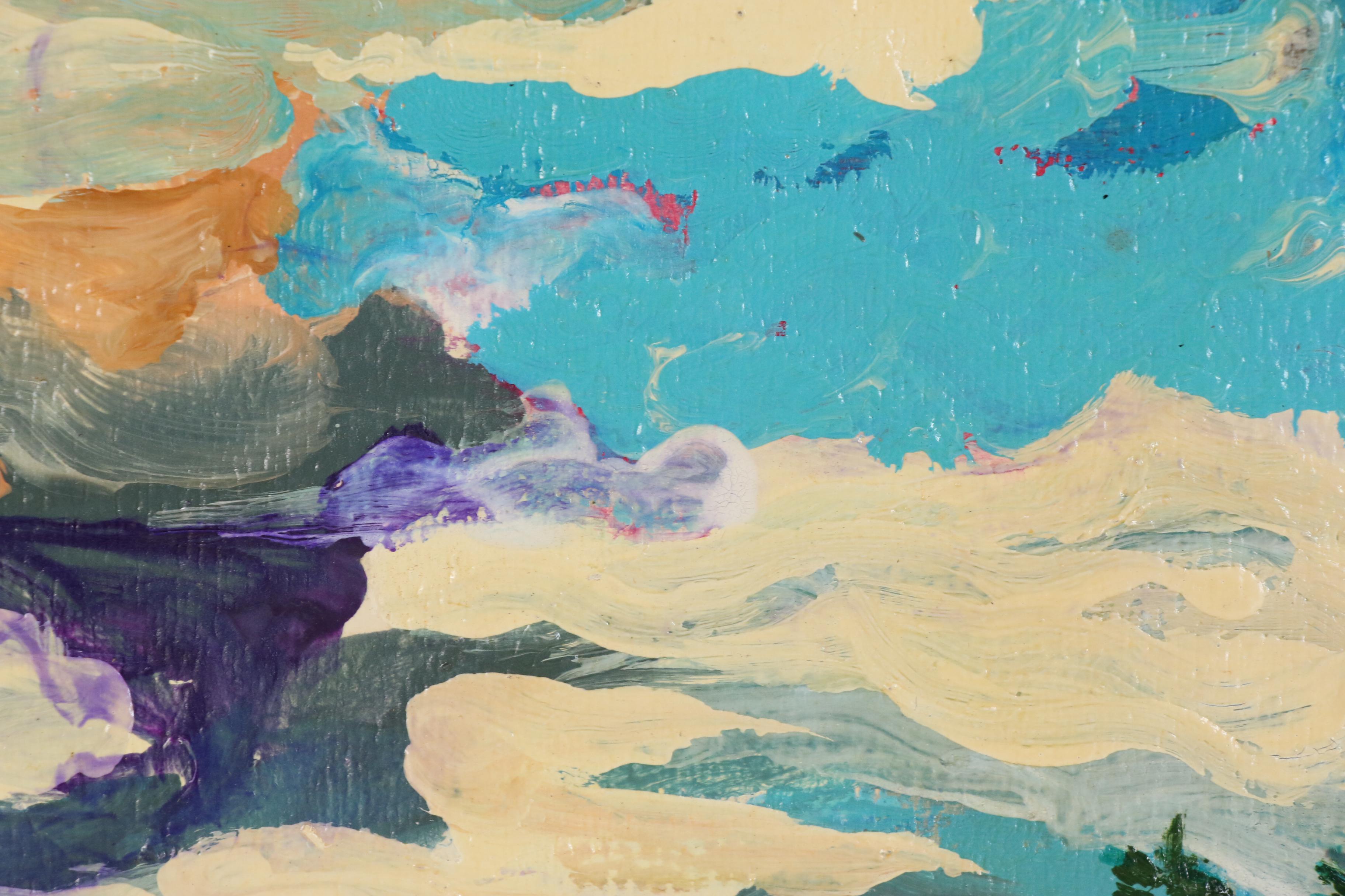 Dennis Ewald Landscape Oil Painting "Tea Lake Dam" after Tom Thomson, 1994