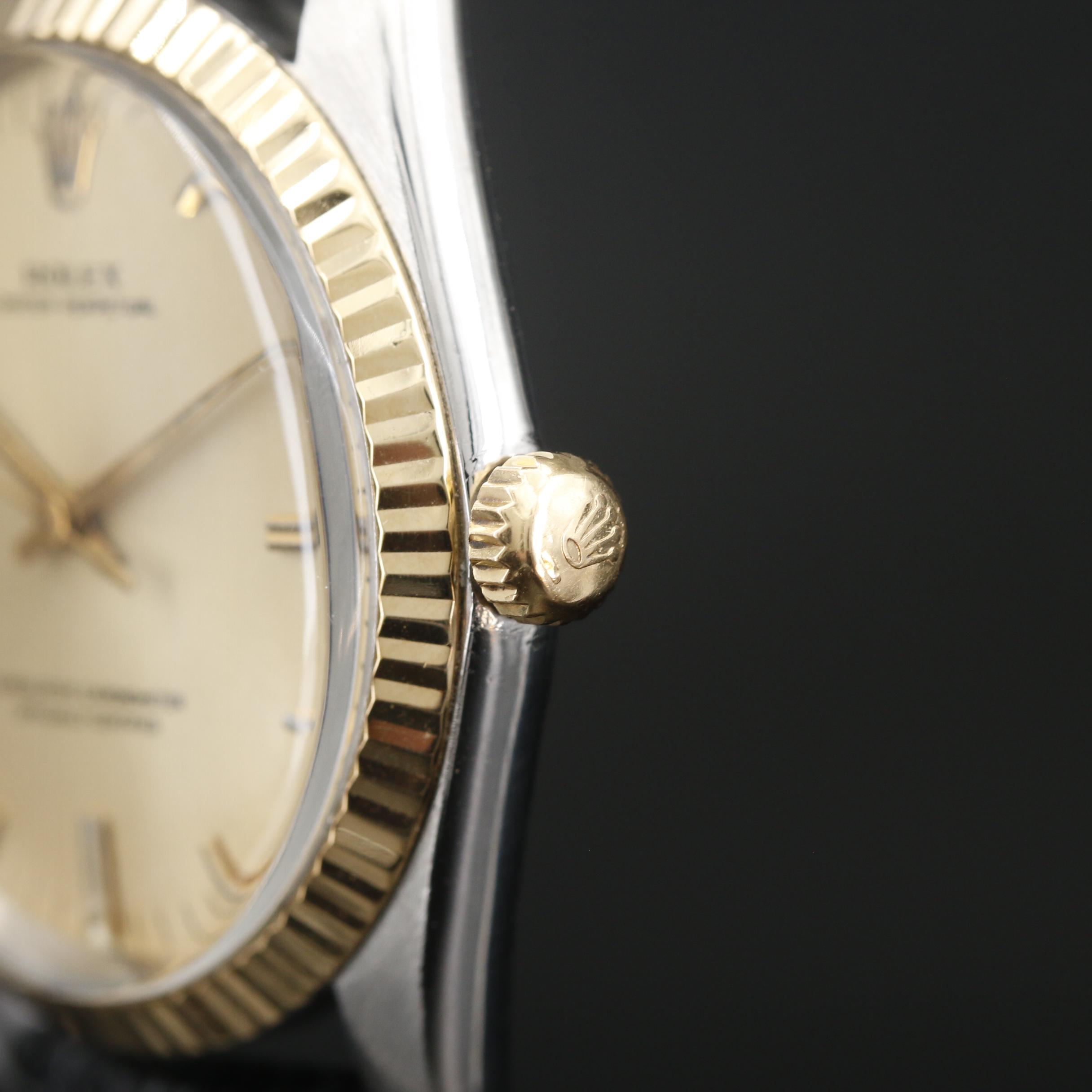 1966 Rolex Oyster Perpetual 14K and Stainless Steel Automatic Watch